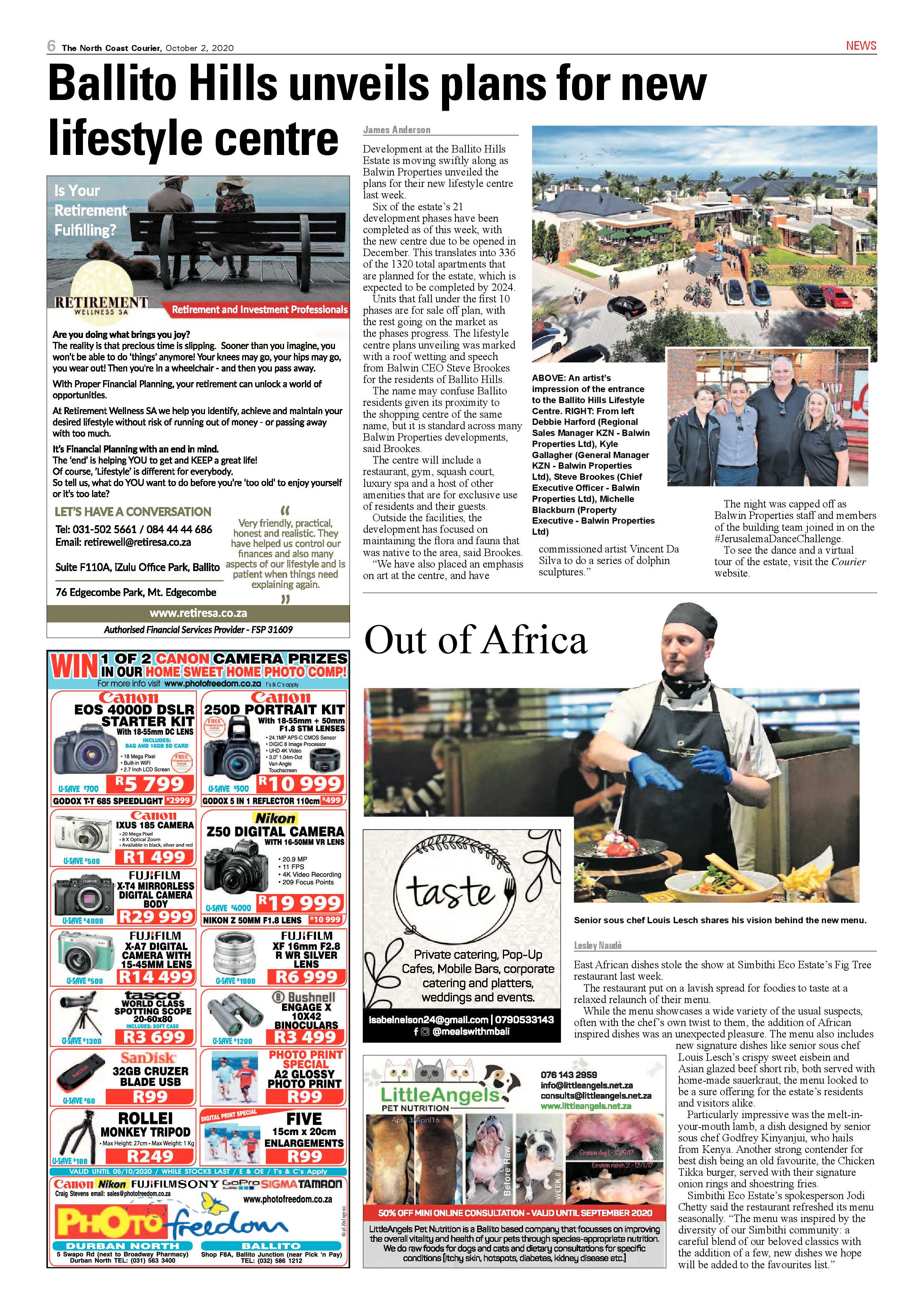 North Coast Courier 02 October 2020 page 6