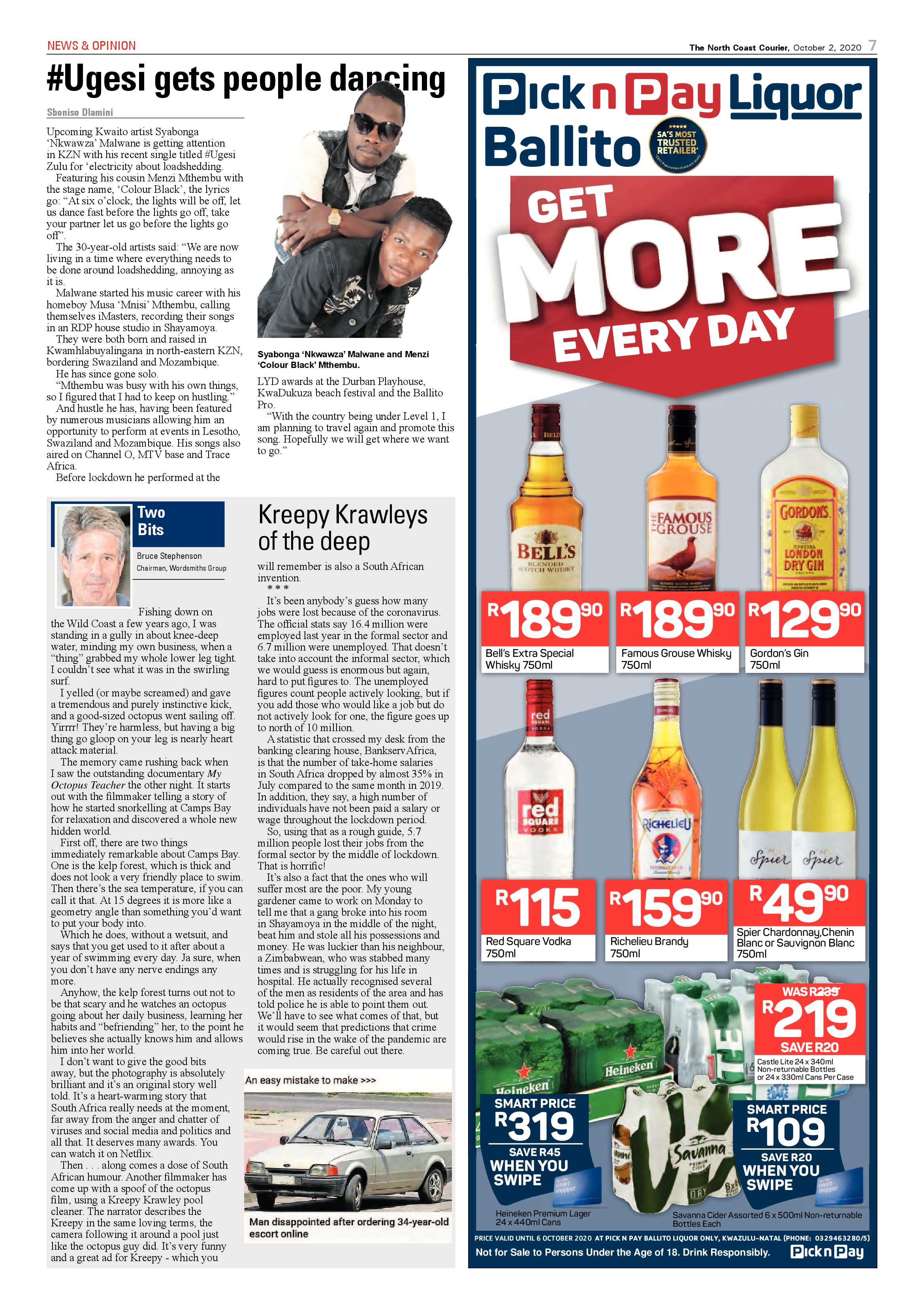 North Coast Courier 02 October 2020 page 7