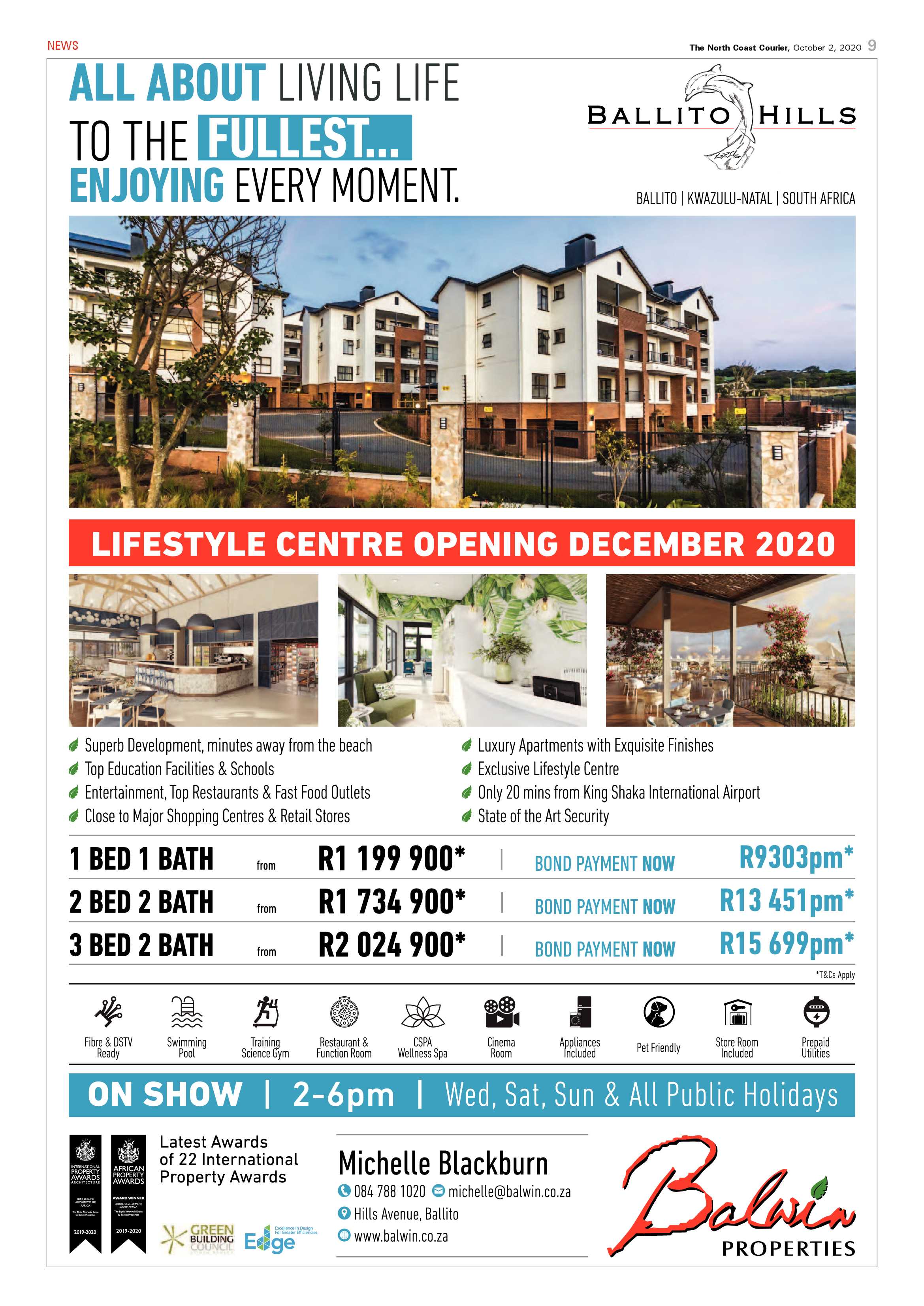 North Coast Courier 02 October 2020 page 9