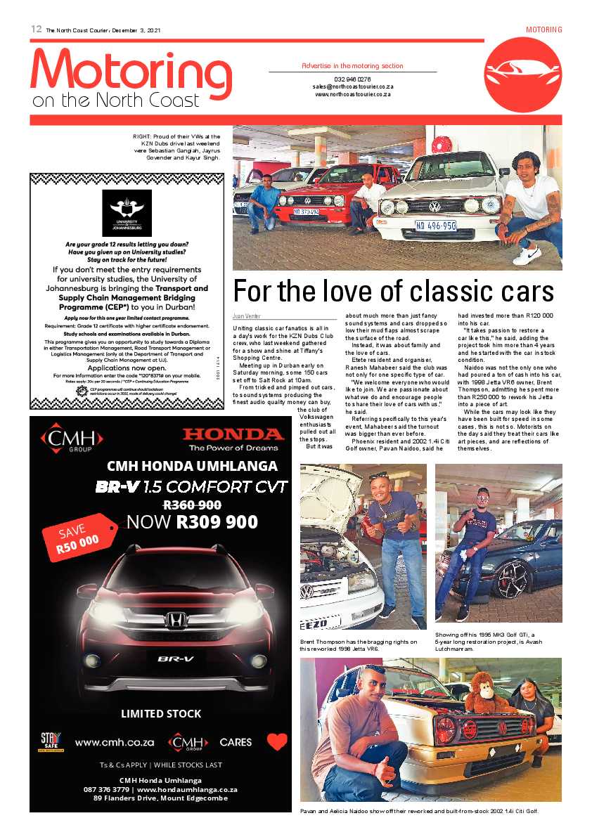 North Coast Courier 03 December 2021 page 12