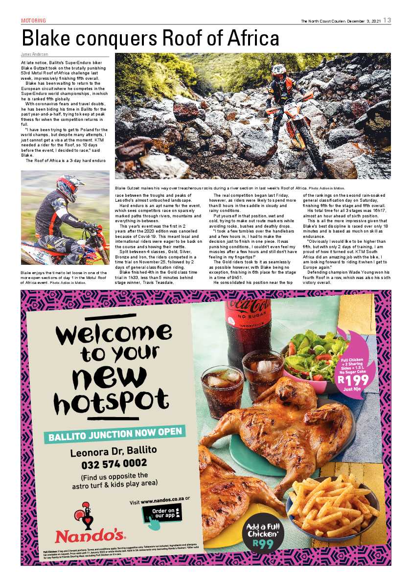 North Coast Courier 03 December 2021 page 13