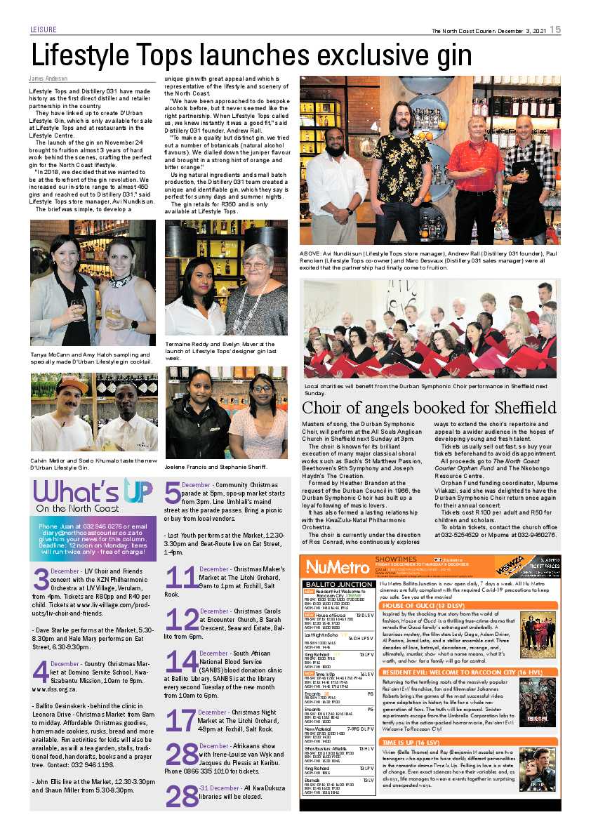North Coast Courier 03 December 2021 page 15
