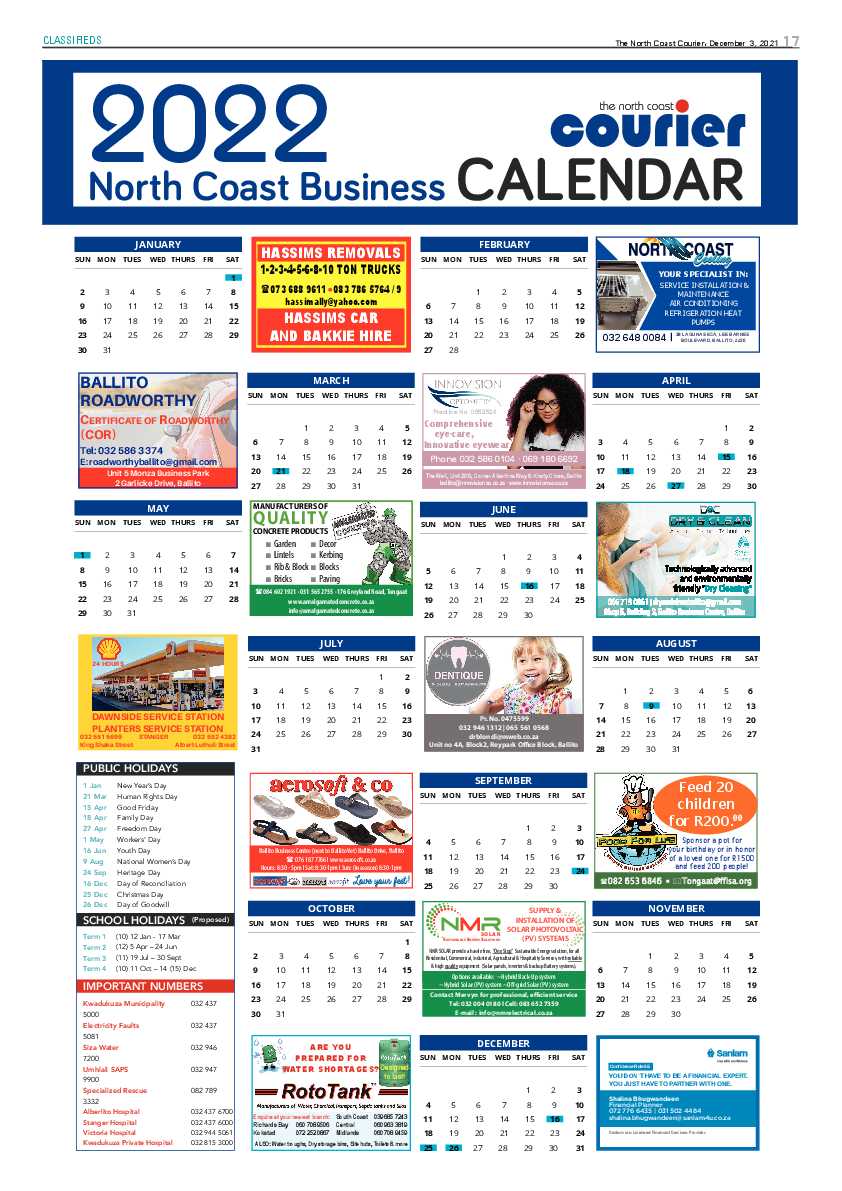 North Coast Courier 03 December 2021 page 17