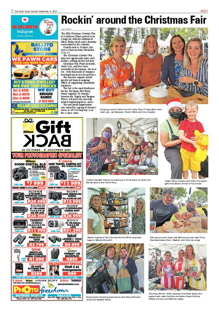 North Coast Courier 03 December 2021 page 6