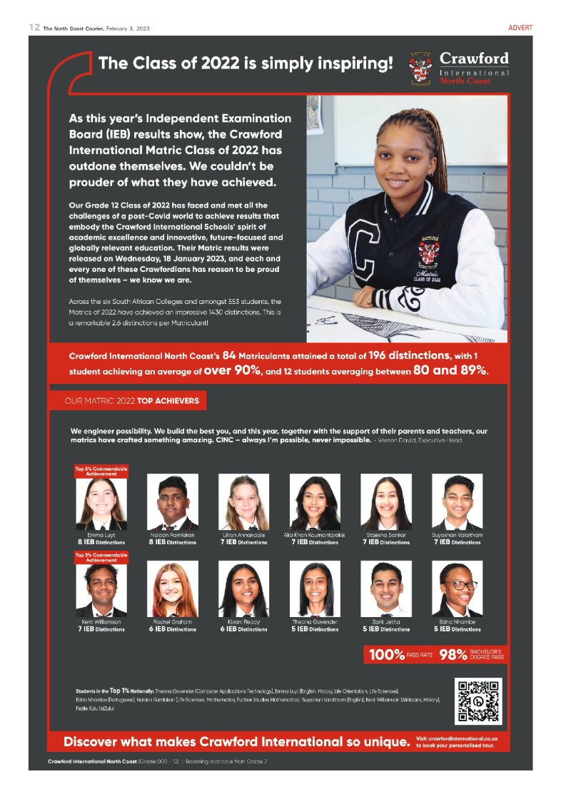 North Coast Courier 03 February 2023 page 12