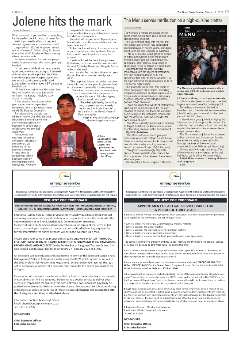 North Coast Courier 03 February 2023 page 15