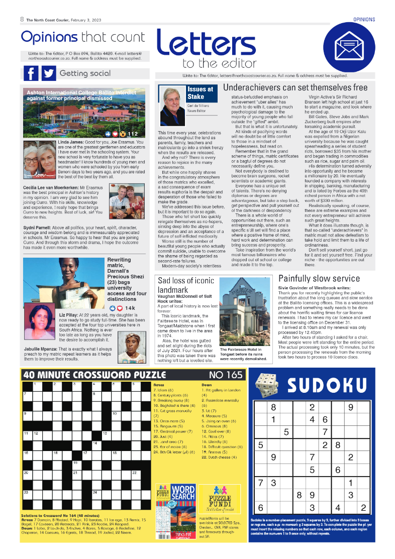 North Coast Courier 03 February 2023 page 8