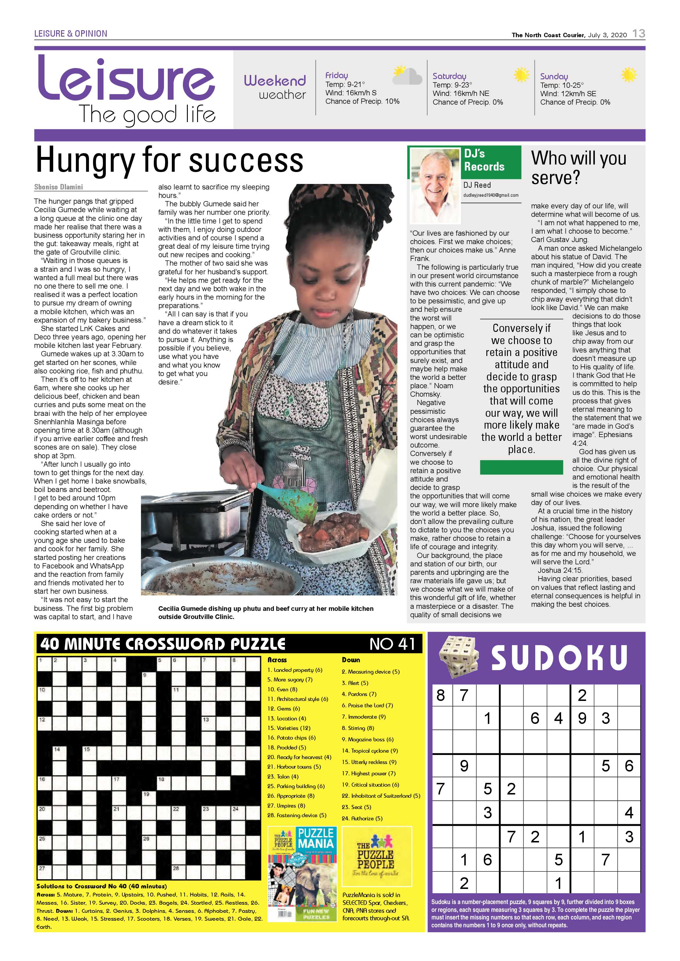 North Coast Courier 03 July 2020 page 13