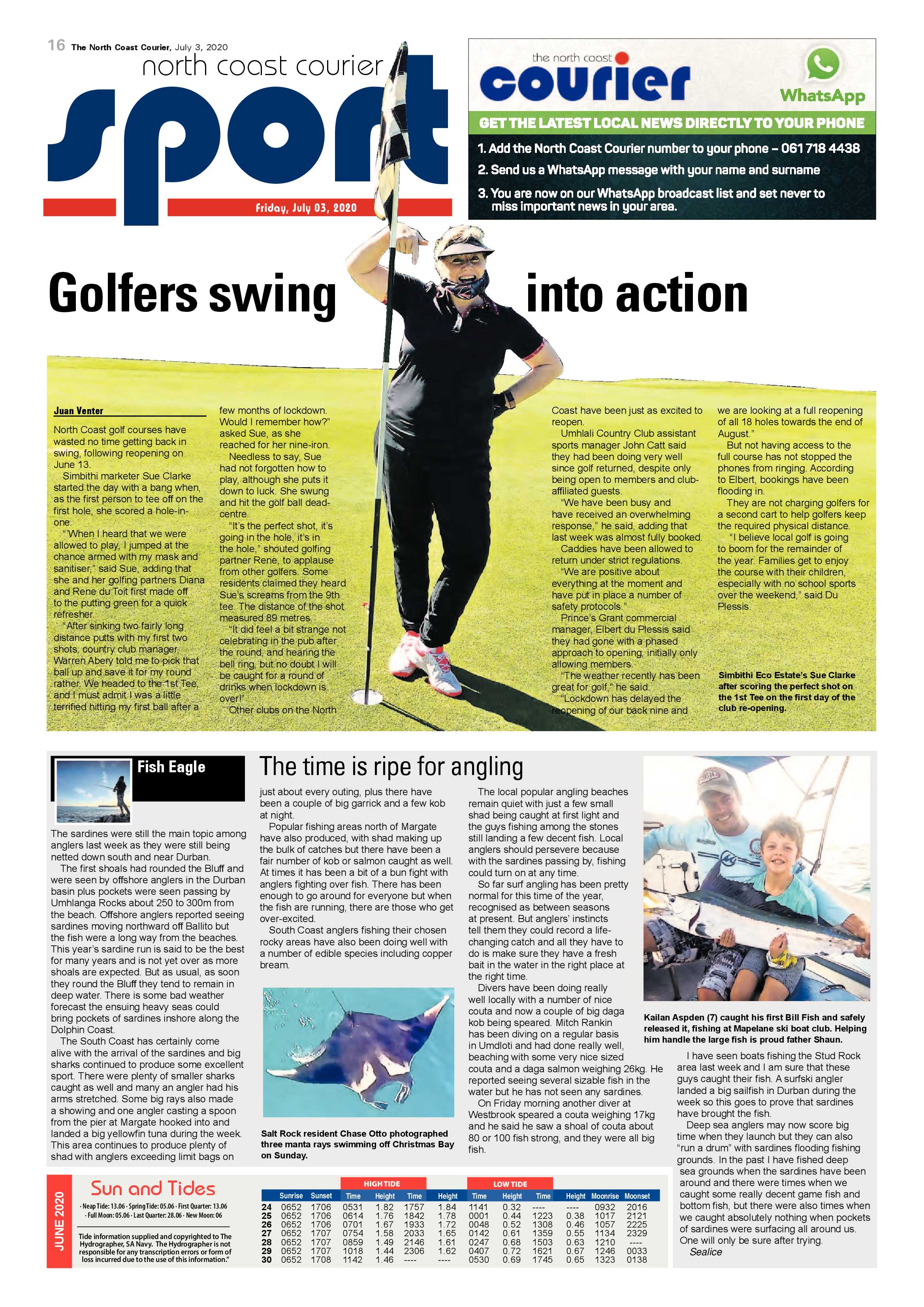North Coast Courier 03 July 2020 page 16