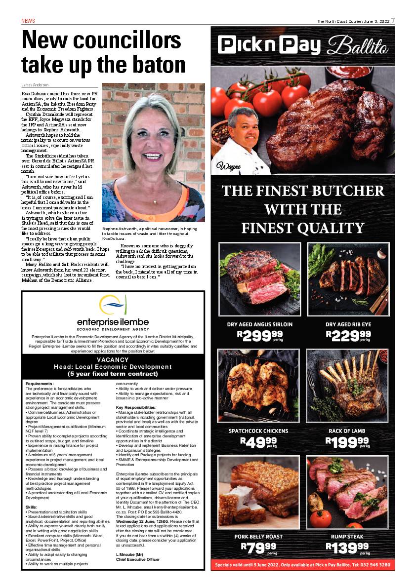 North Coast Courier 03 June 2022 page 7