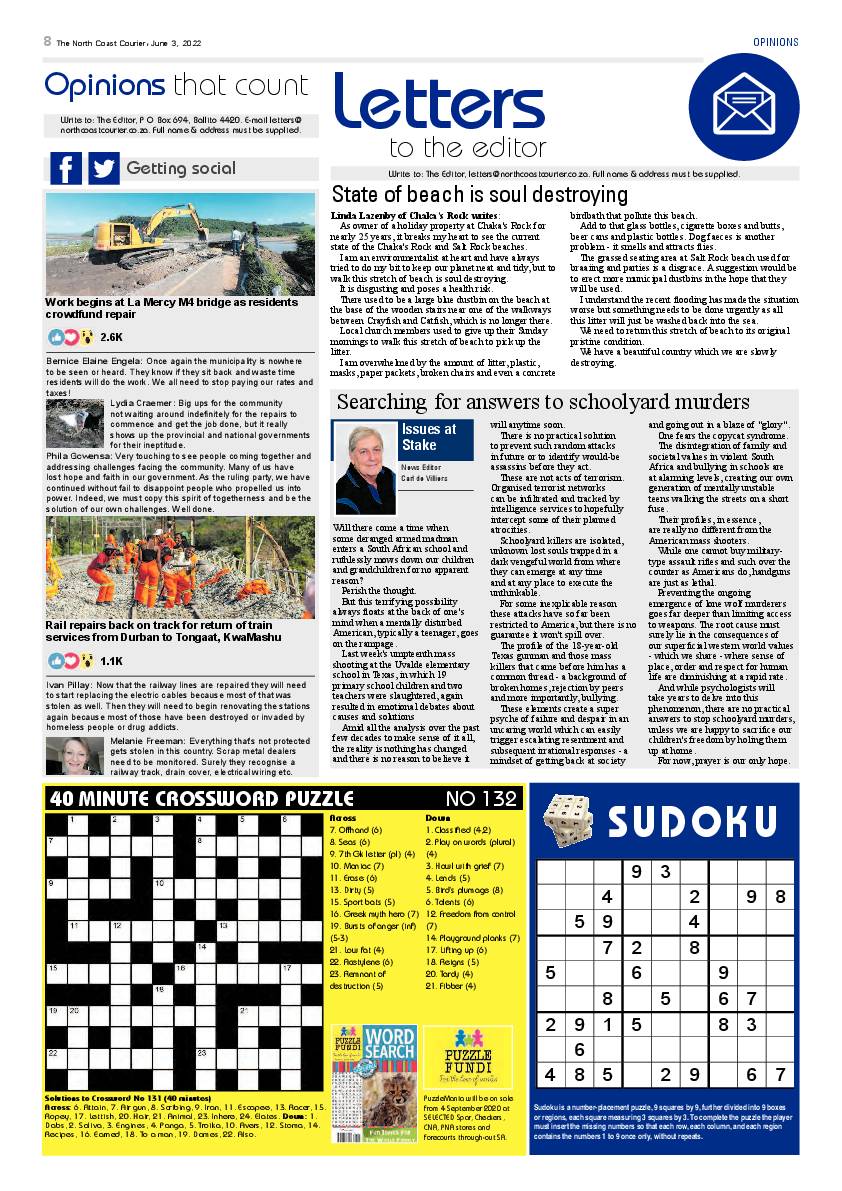 North Coast Courier 03 June 2022 page 8