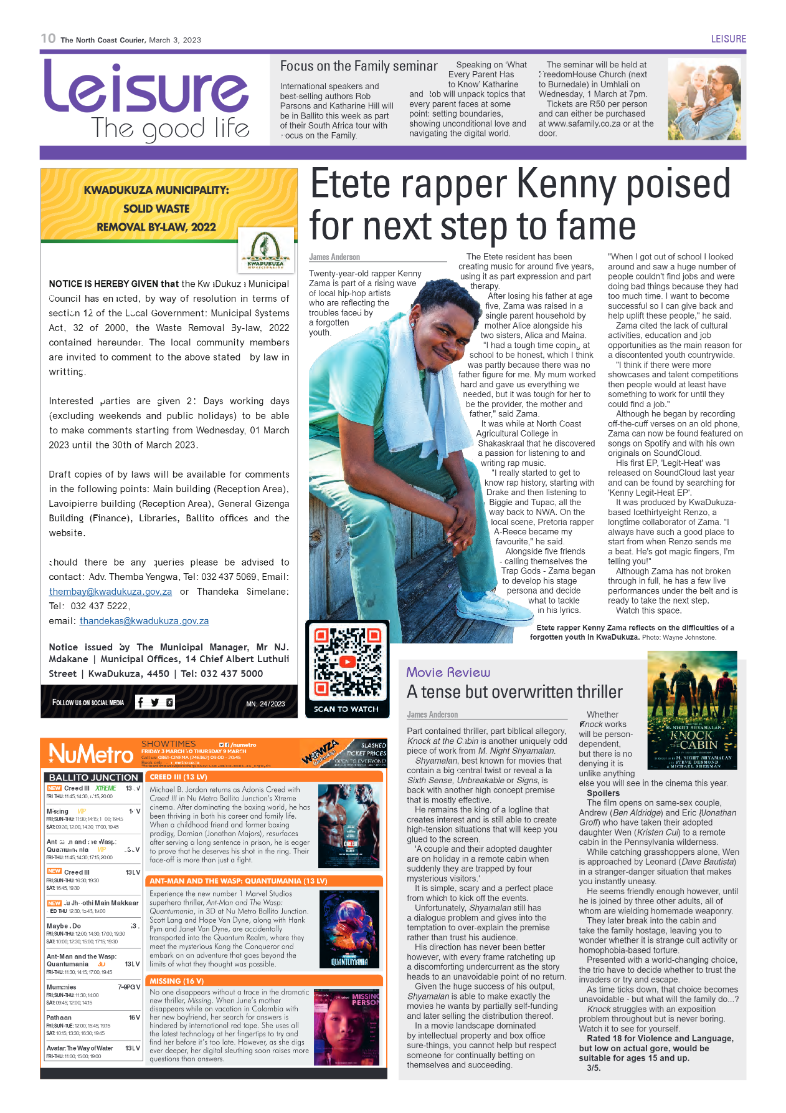 North Coast Courier 03 March 2023 page 10