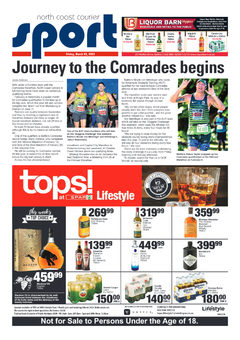 North Coast Courier 03 March 2023 page 16