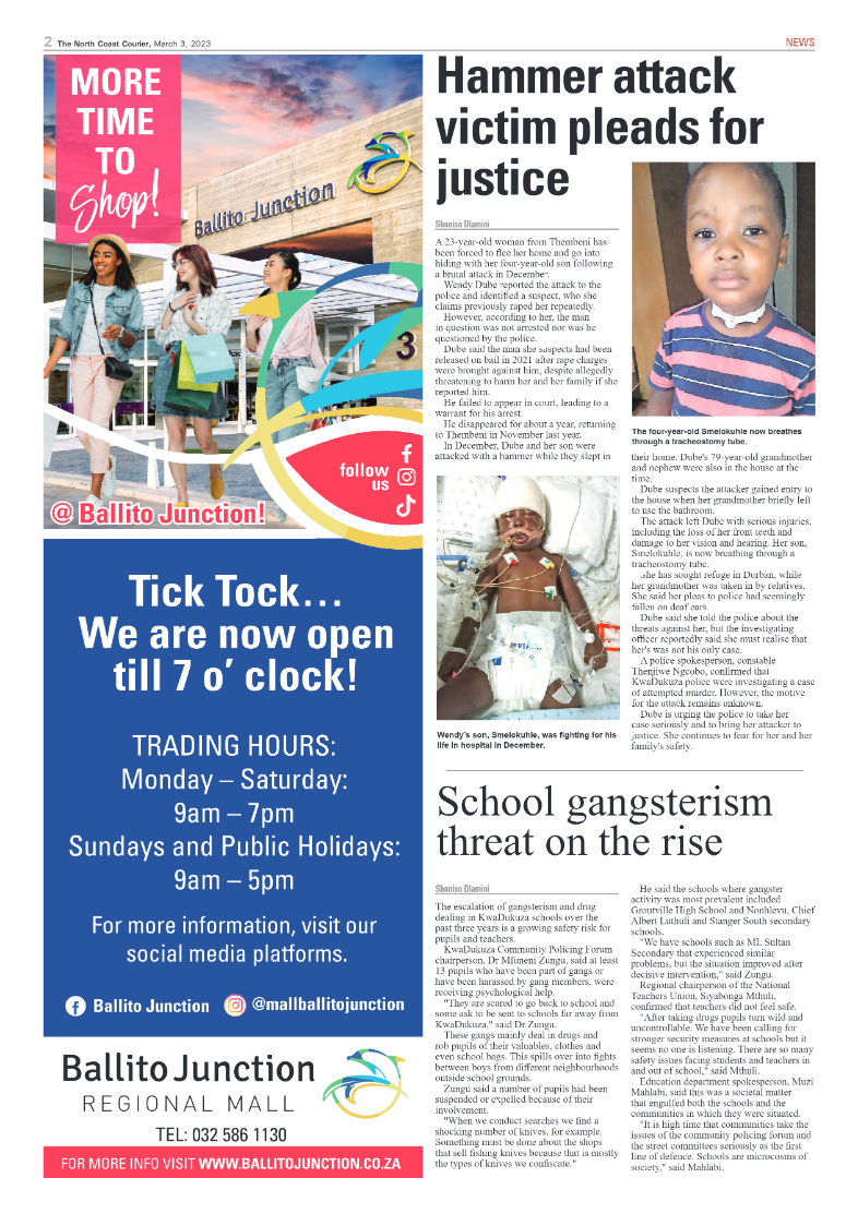 North Coast Courier 03 March 2023 page 2