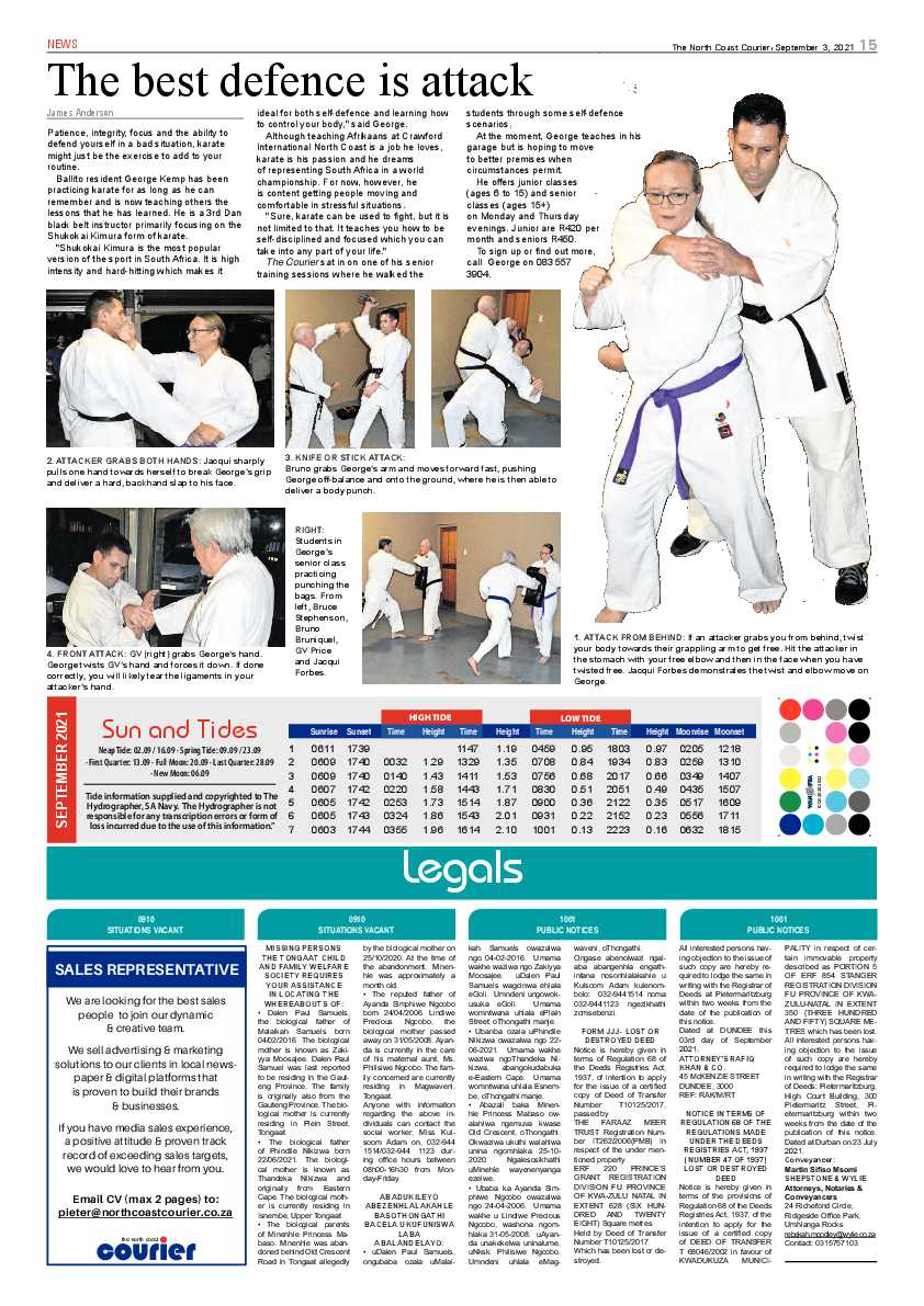 North Coast Courier 03 September 2021 page 15
