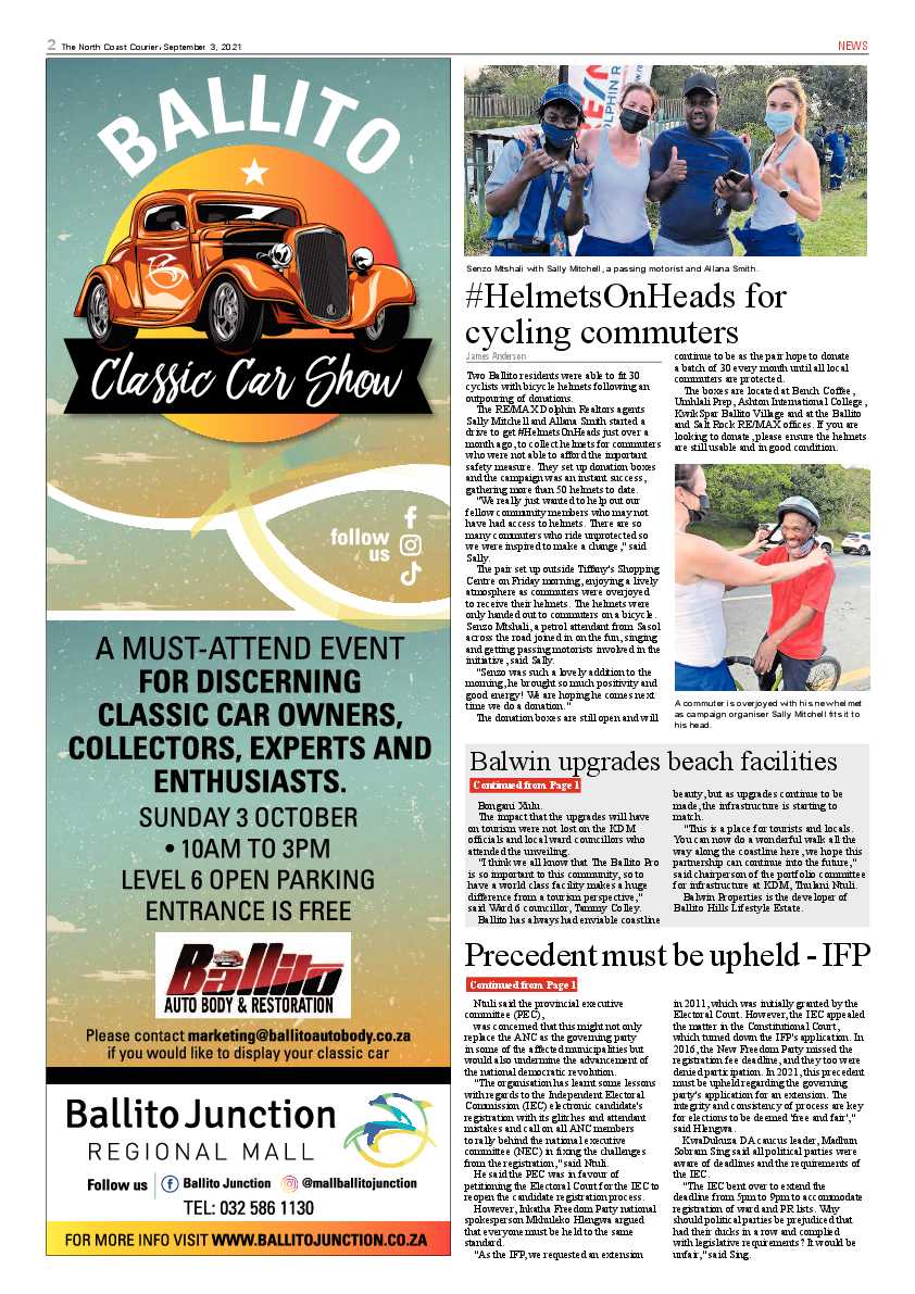 North Coast Courier 03 September 2021 page 2