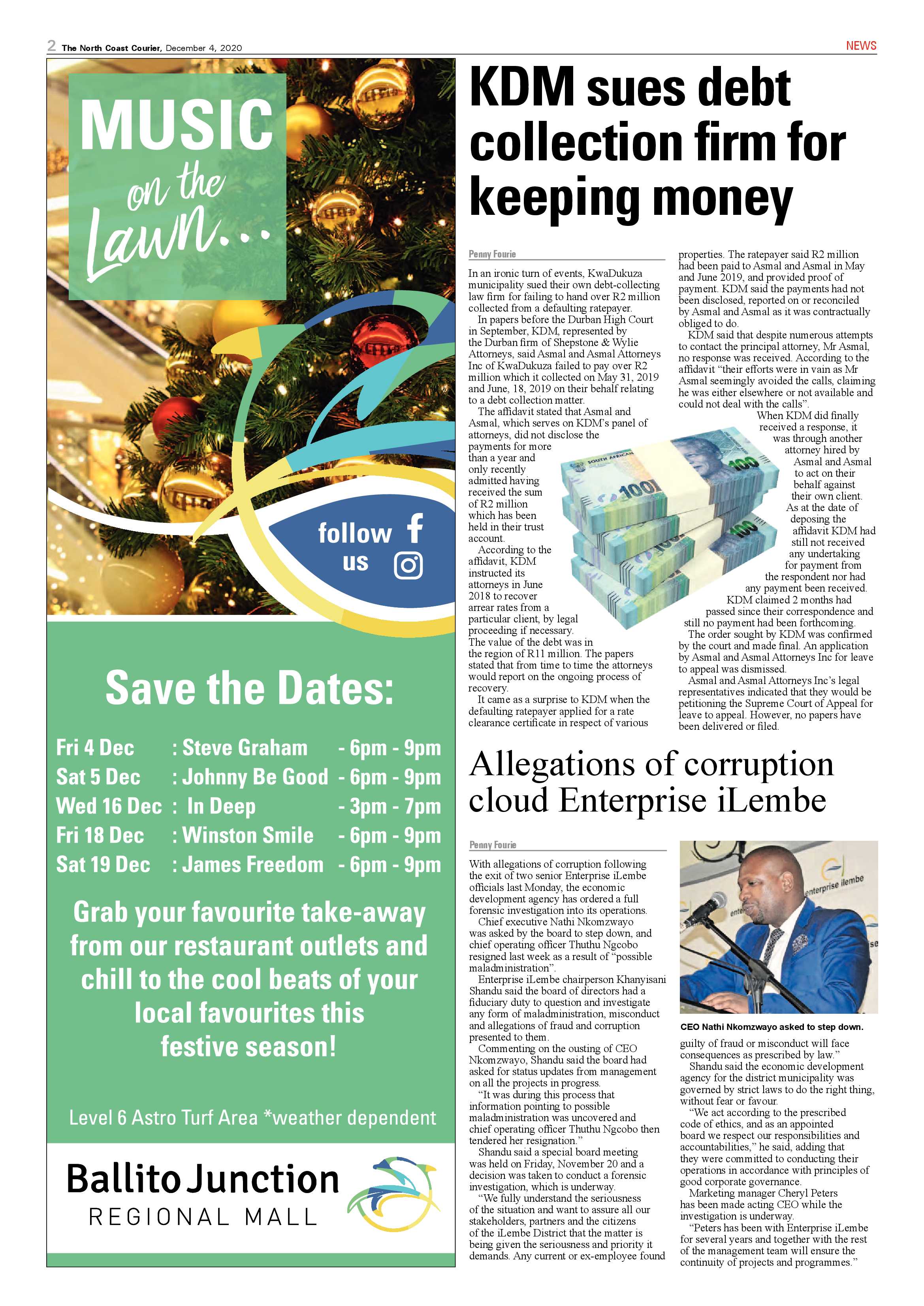 North Coast Courier 04 December 2020 page 2