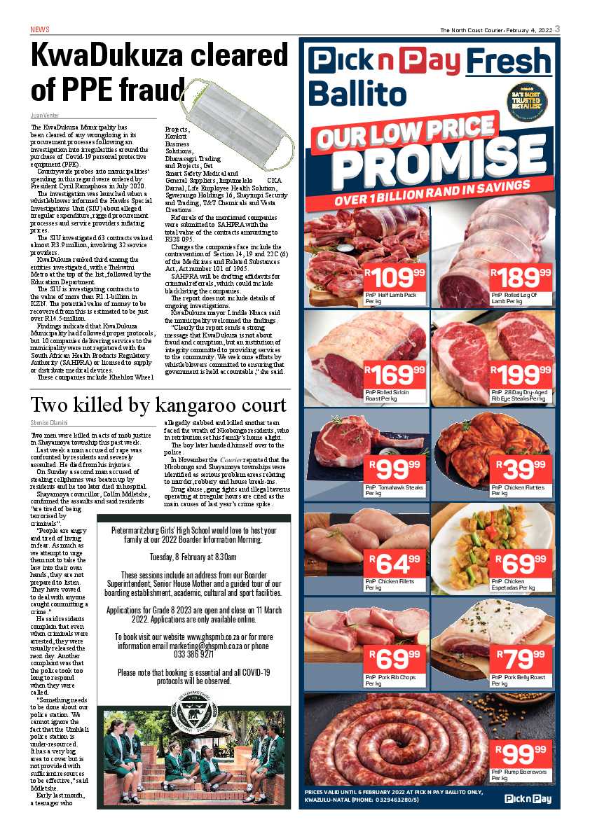 North Coast Courier 04 February 2022 page 3