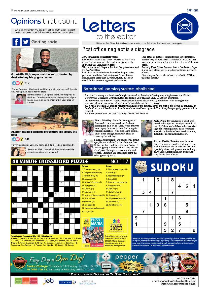 North Coast Courier 04 February 2022 page 8