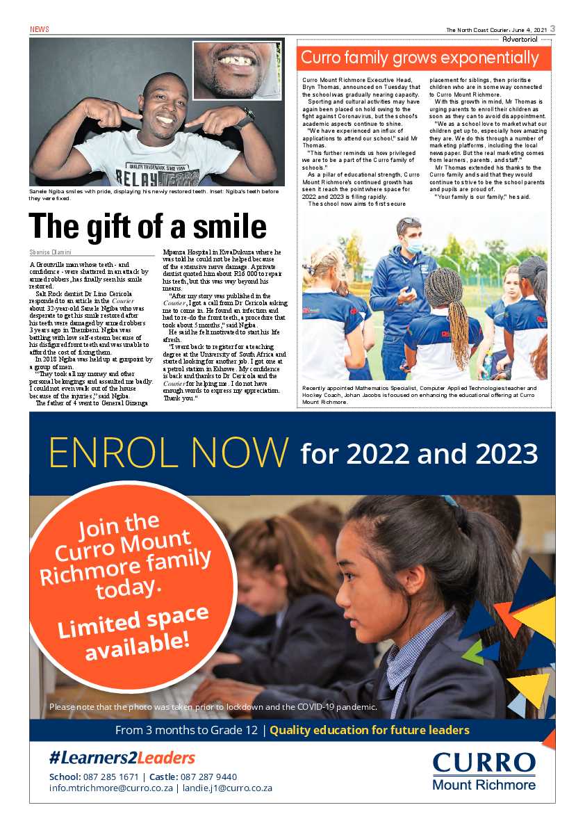 North Coast Courier 04 June 2021 page 3