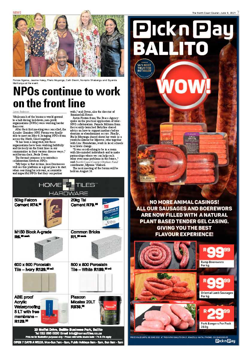 North Coast Courier 04 June 2021 page 7