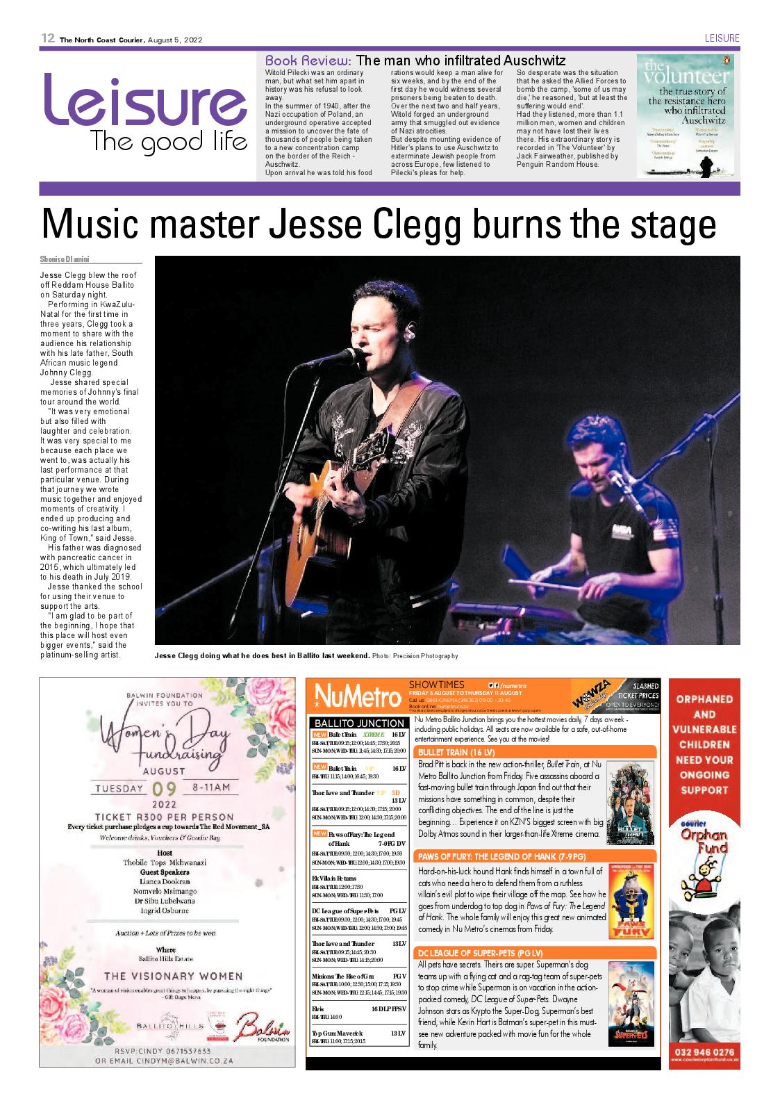 North Coast Courier 05 August 2022 page 12