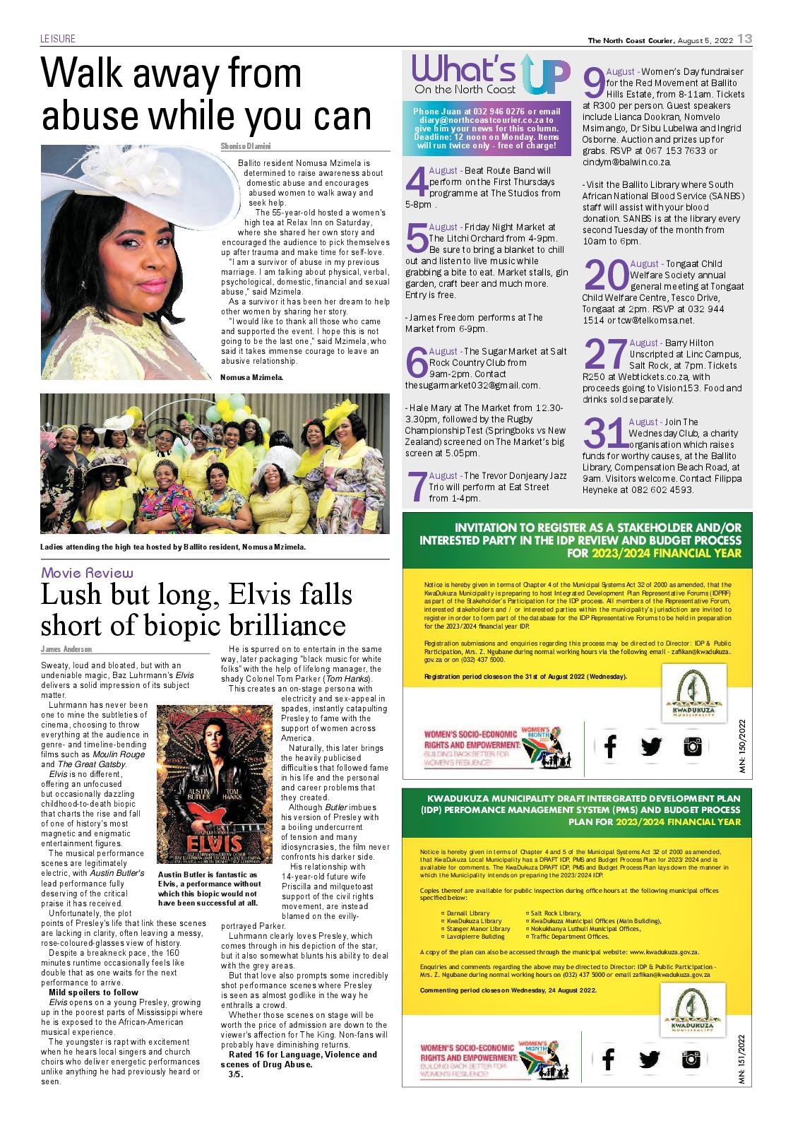 North Coast Courier 05 August 2022 page 13