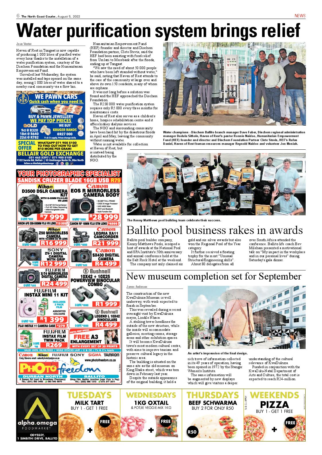 North Coast Courier 05 August 2022 page 6