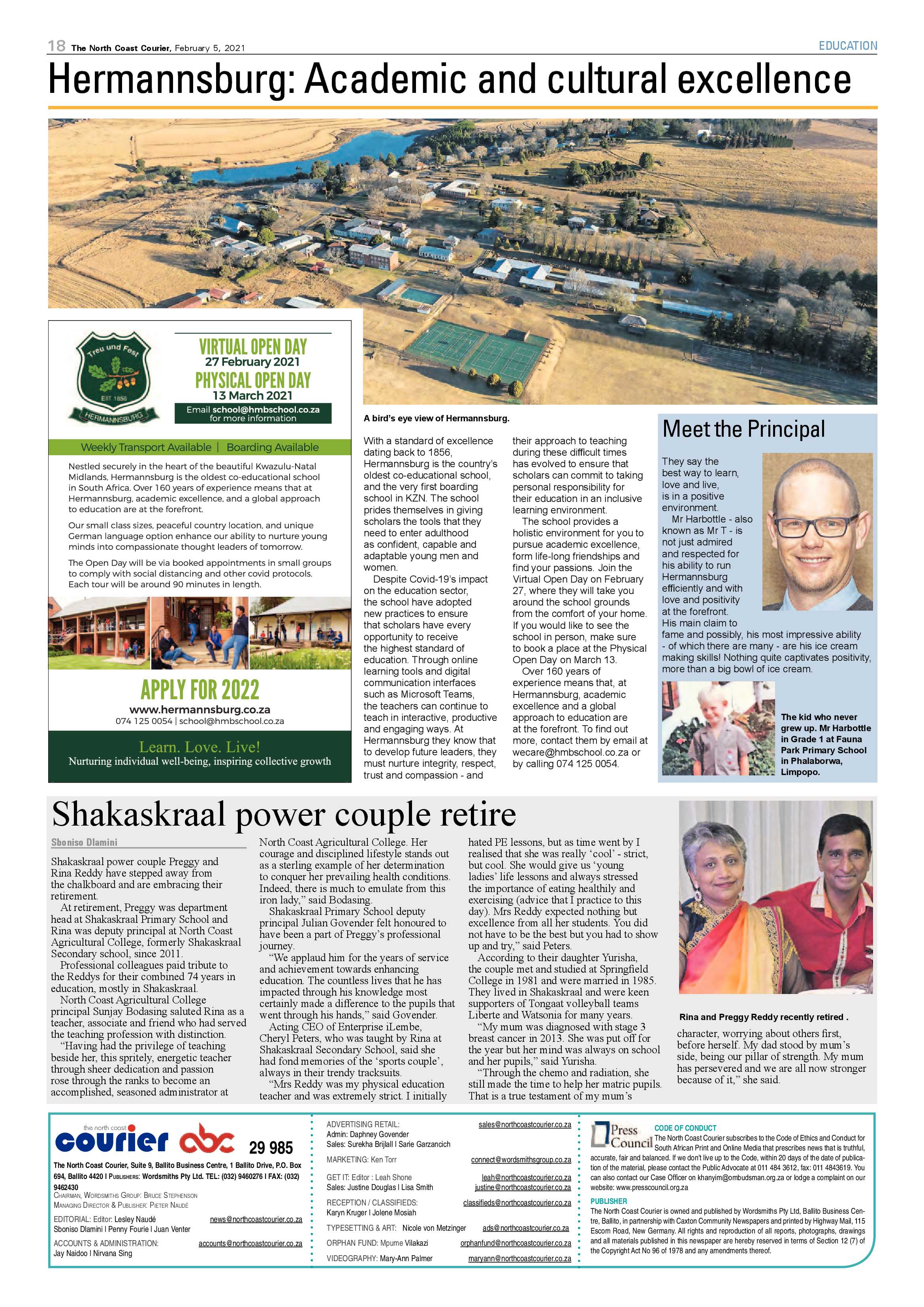 North Coast Courier 05 February 2021 page 18