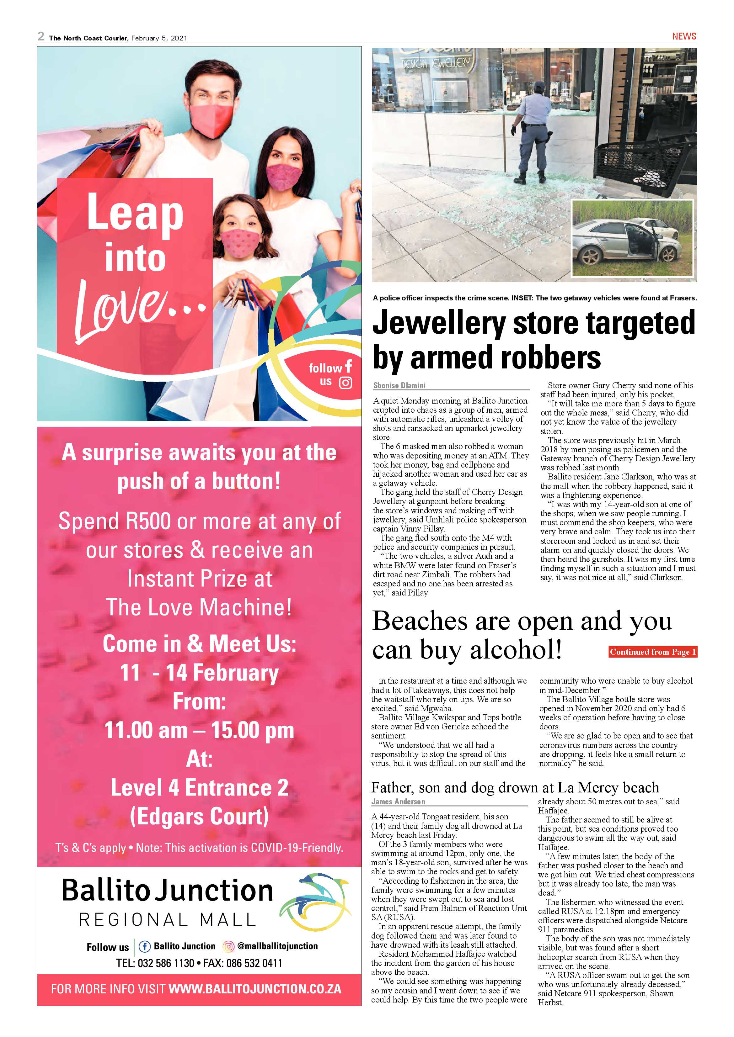 North Coast Courier 05 February 2021 page 2