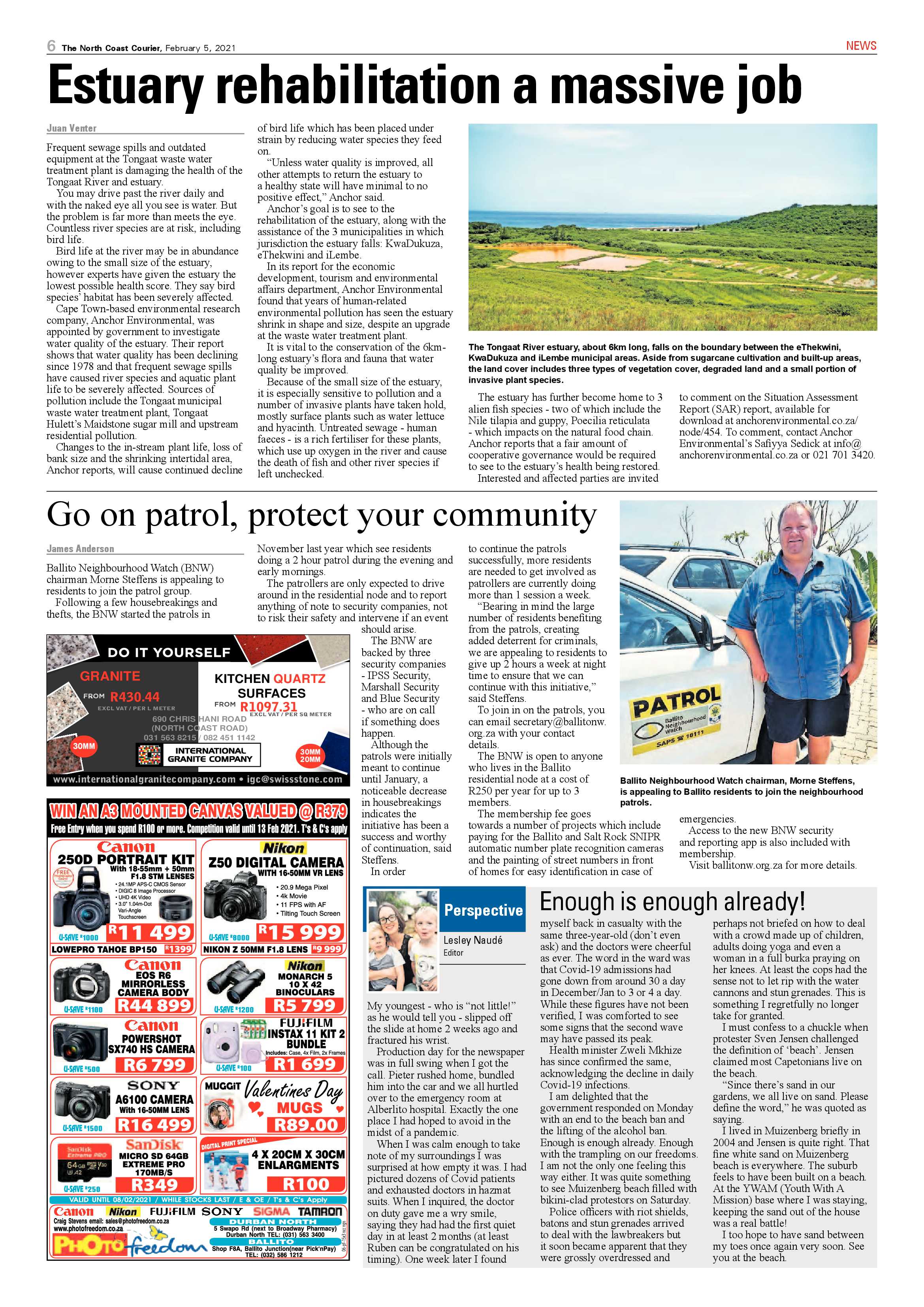 North Coast Courier 05 February 2021 page 6