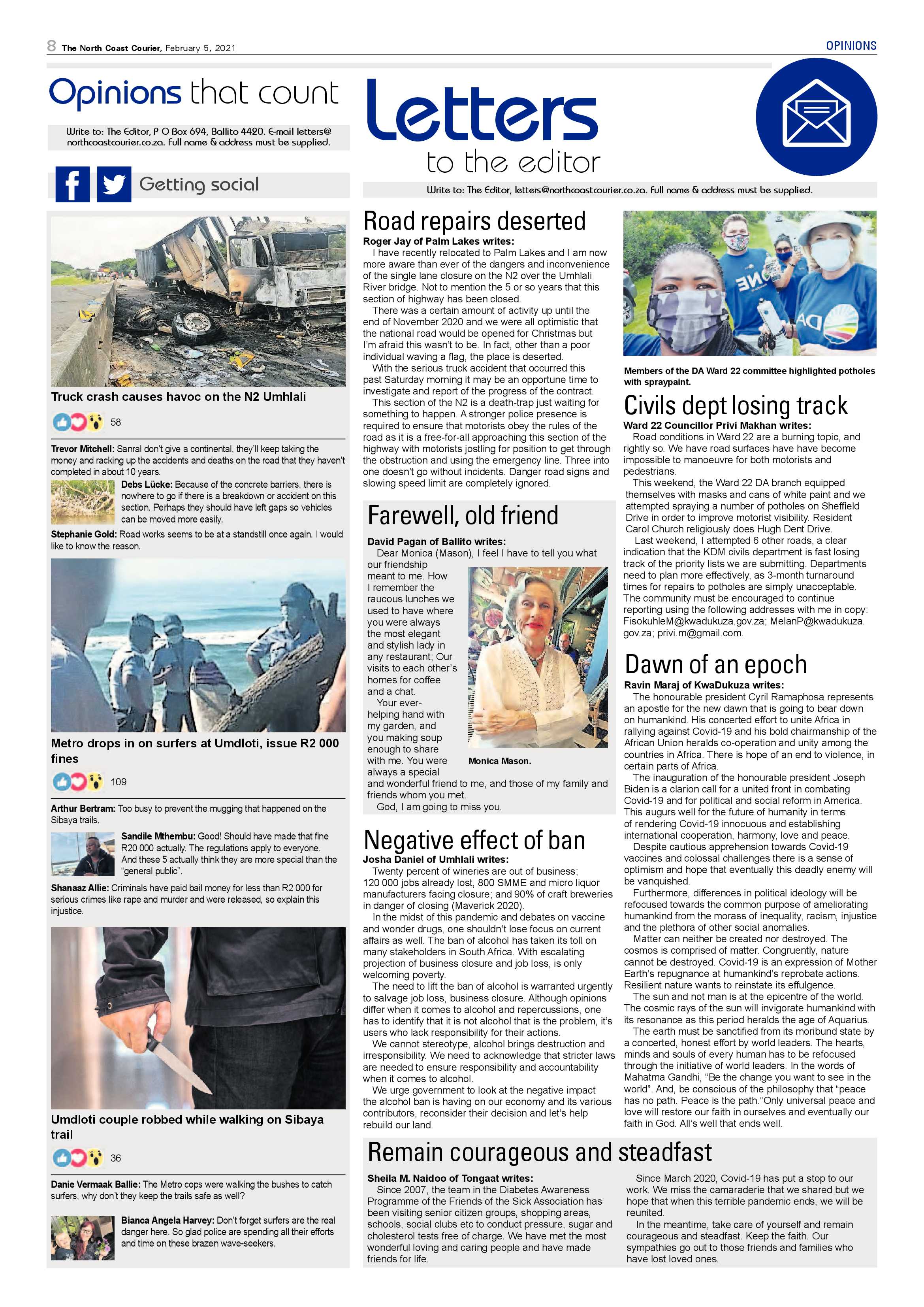 North Coast Courier 05 February 2021 page 8