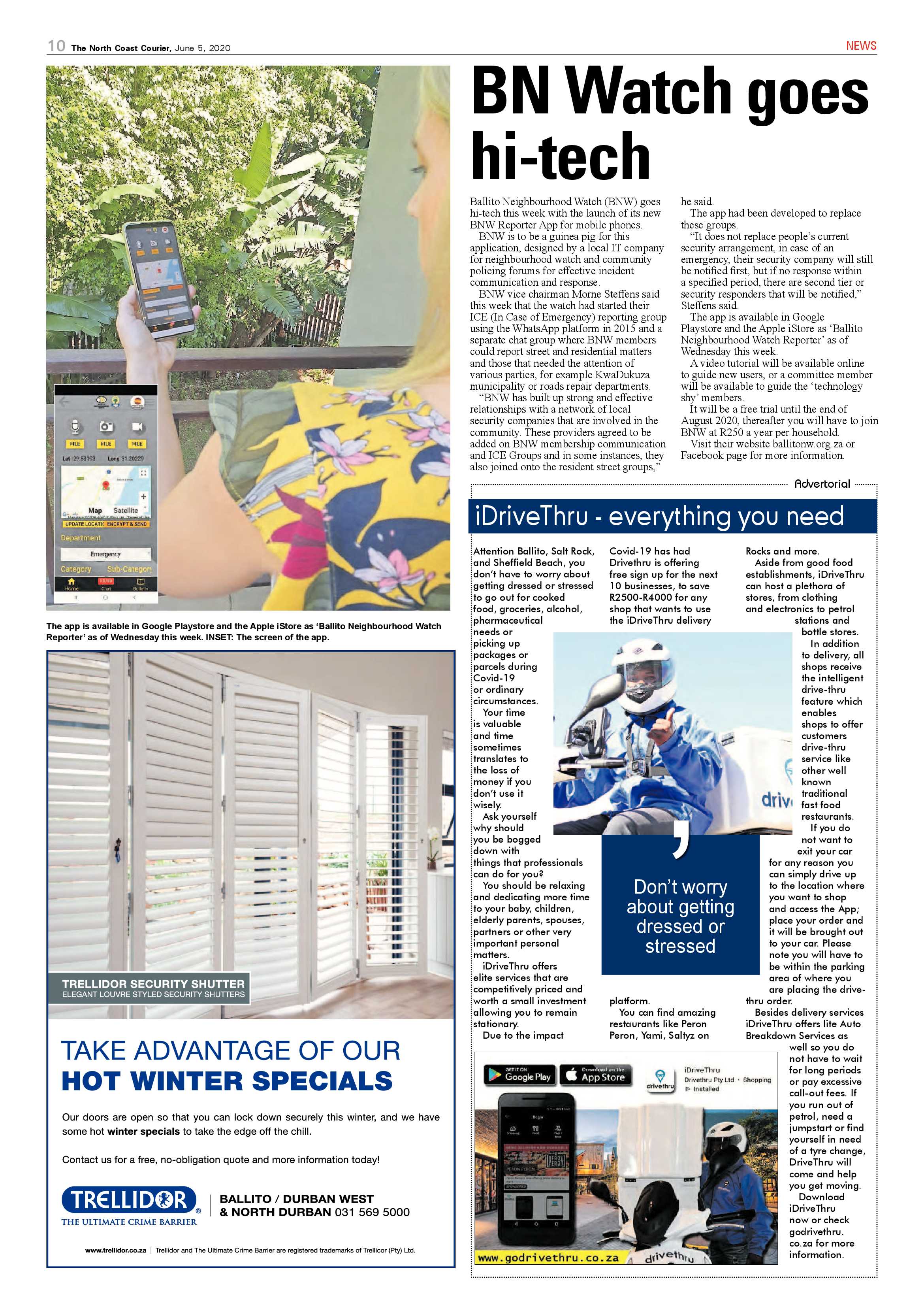 North Coast Courier 05 June 2020 page 10