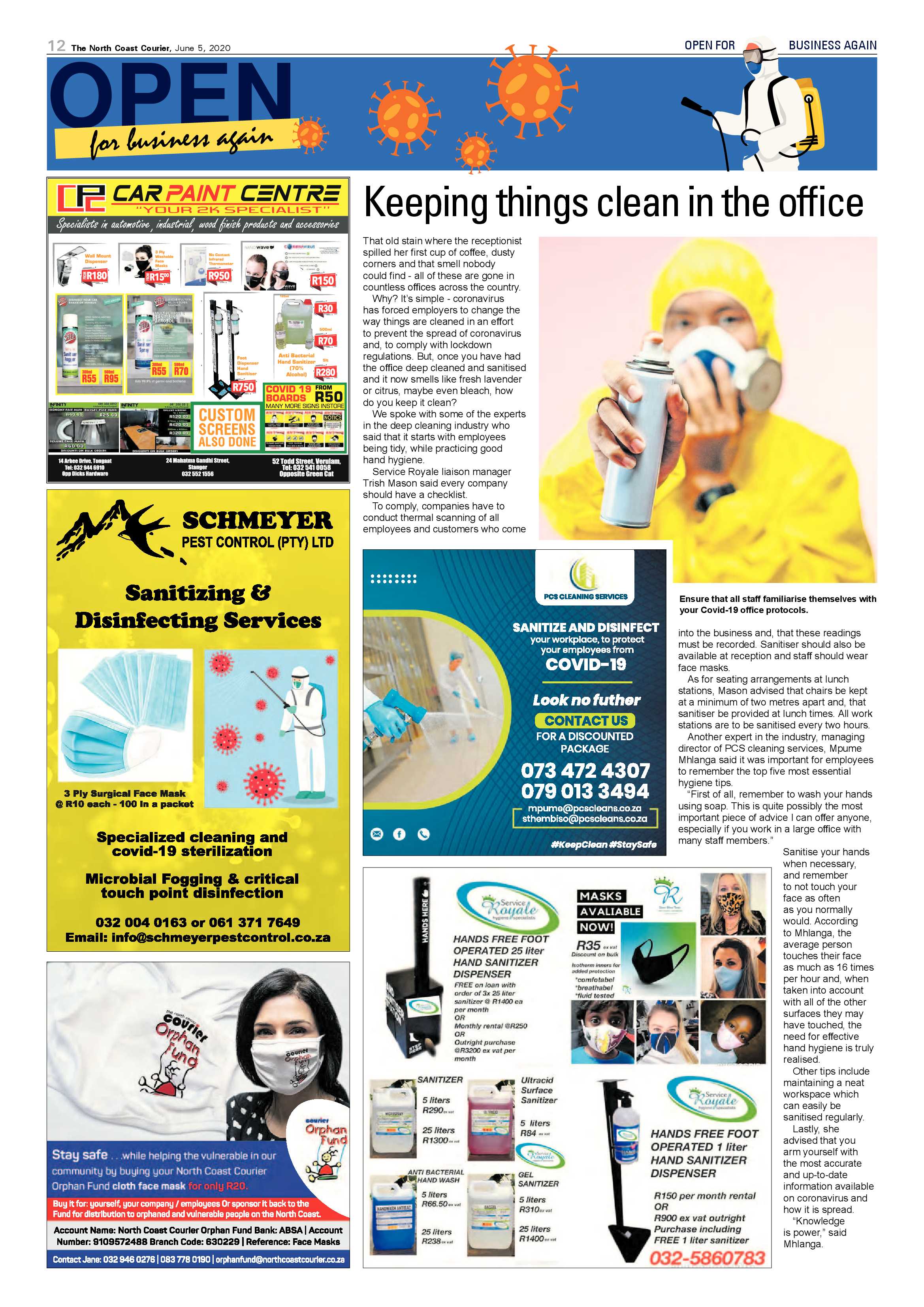 North Coast Courier 05 June 2020 page 12