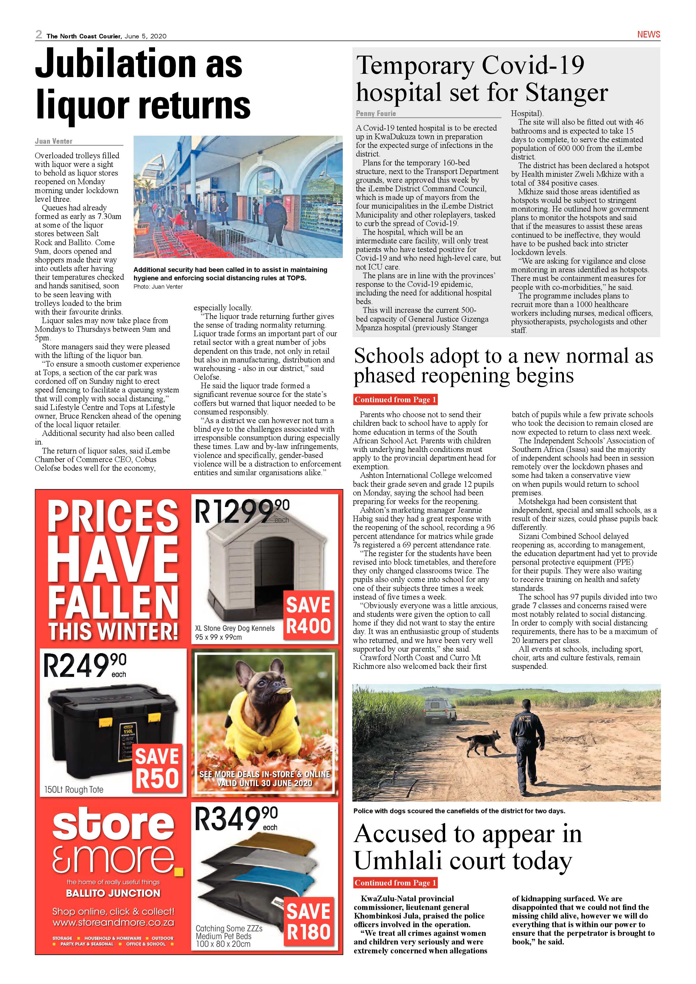 North Coast Courier 05 June 2020 page 2