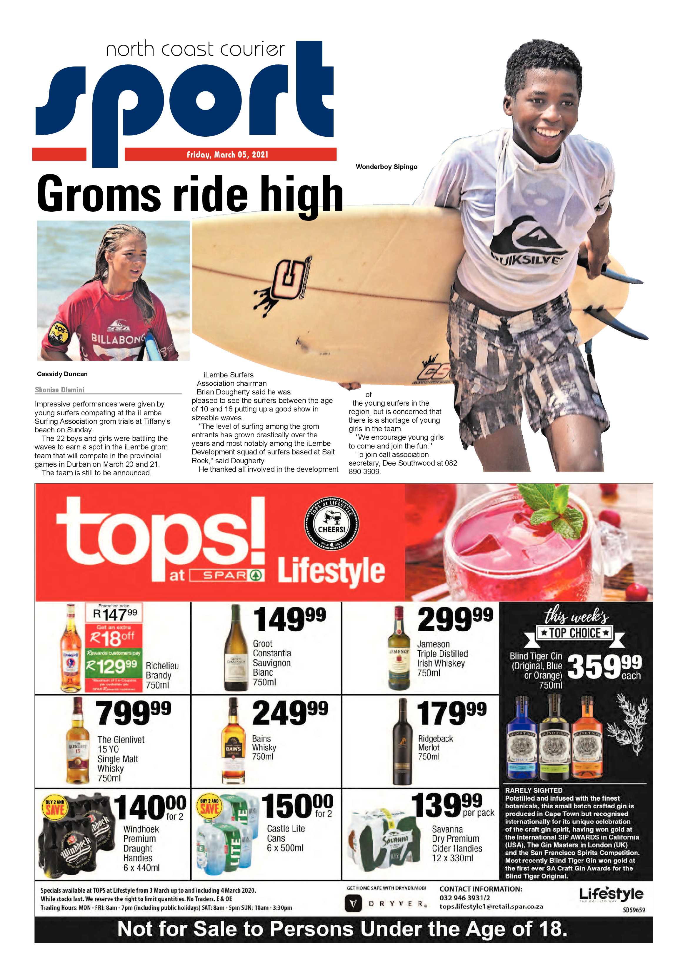 North Coast Courier 05 March 2021 page 16