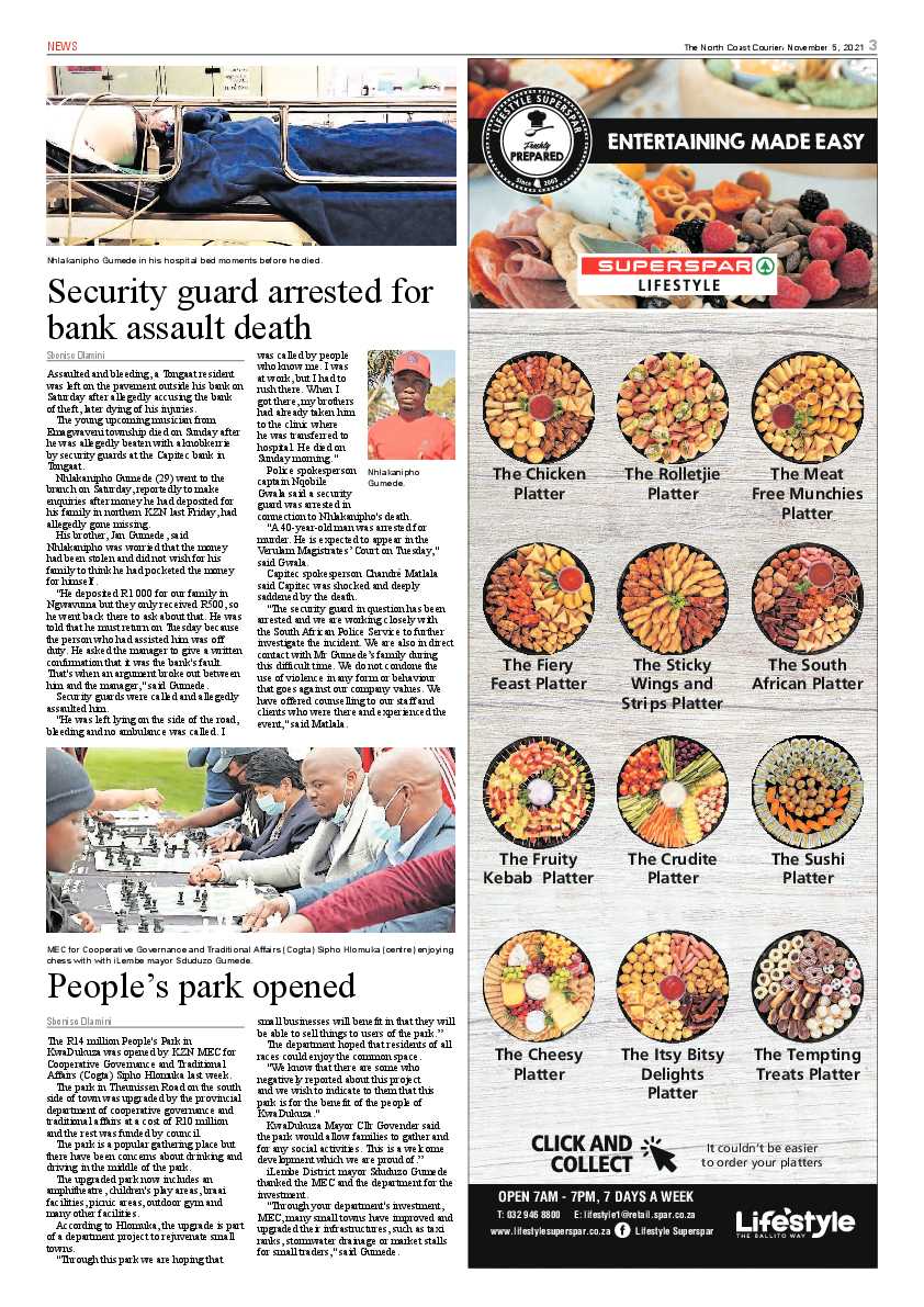 North Coast Courier 05 November 2021 page 3