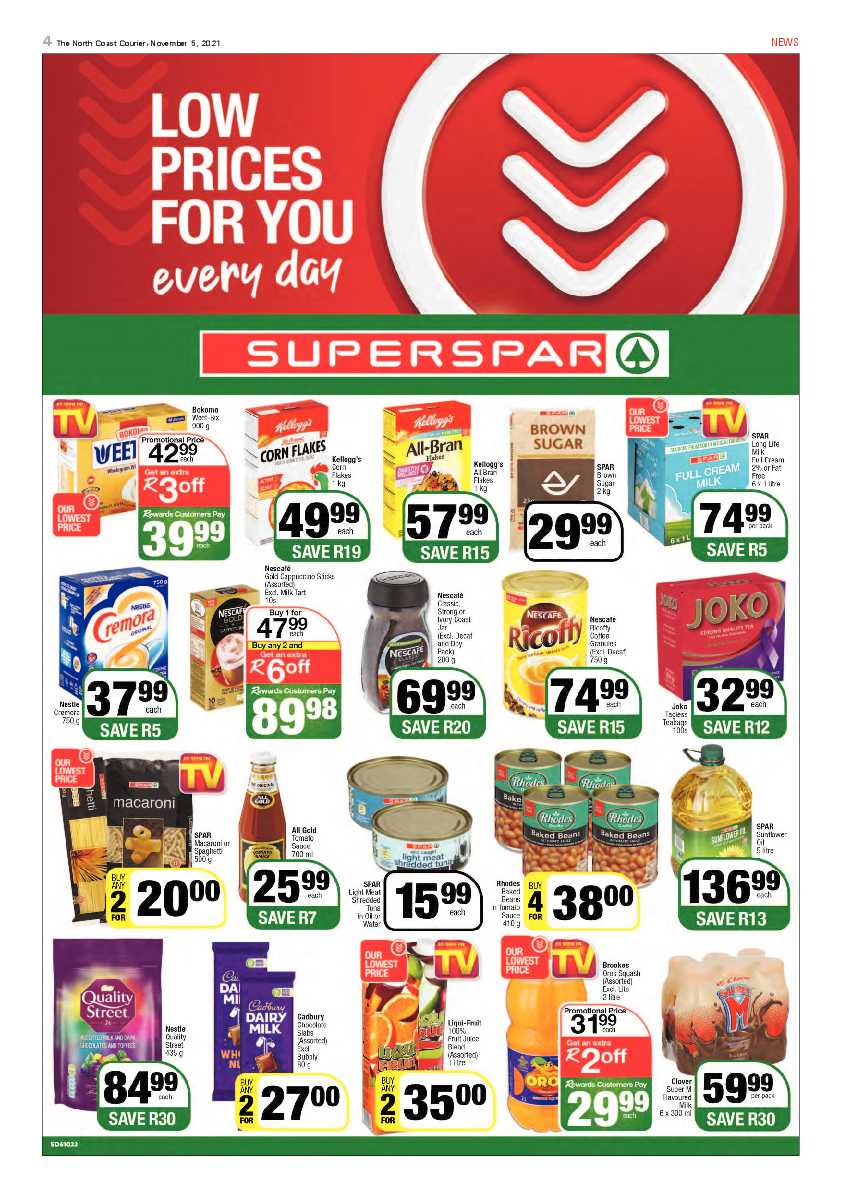 North Coast Courier 05 November 2021 page 4