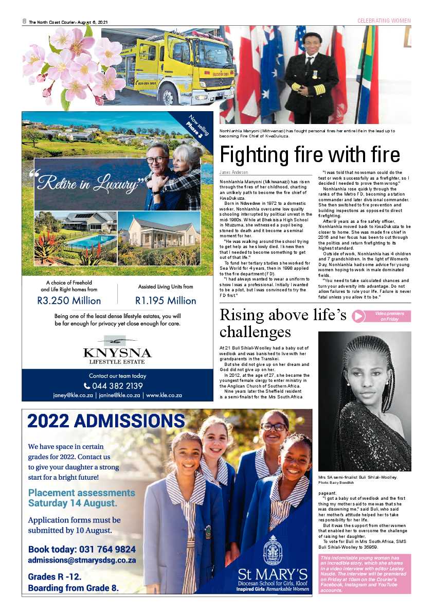North Coast Courier 06 August 2021 page 8