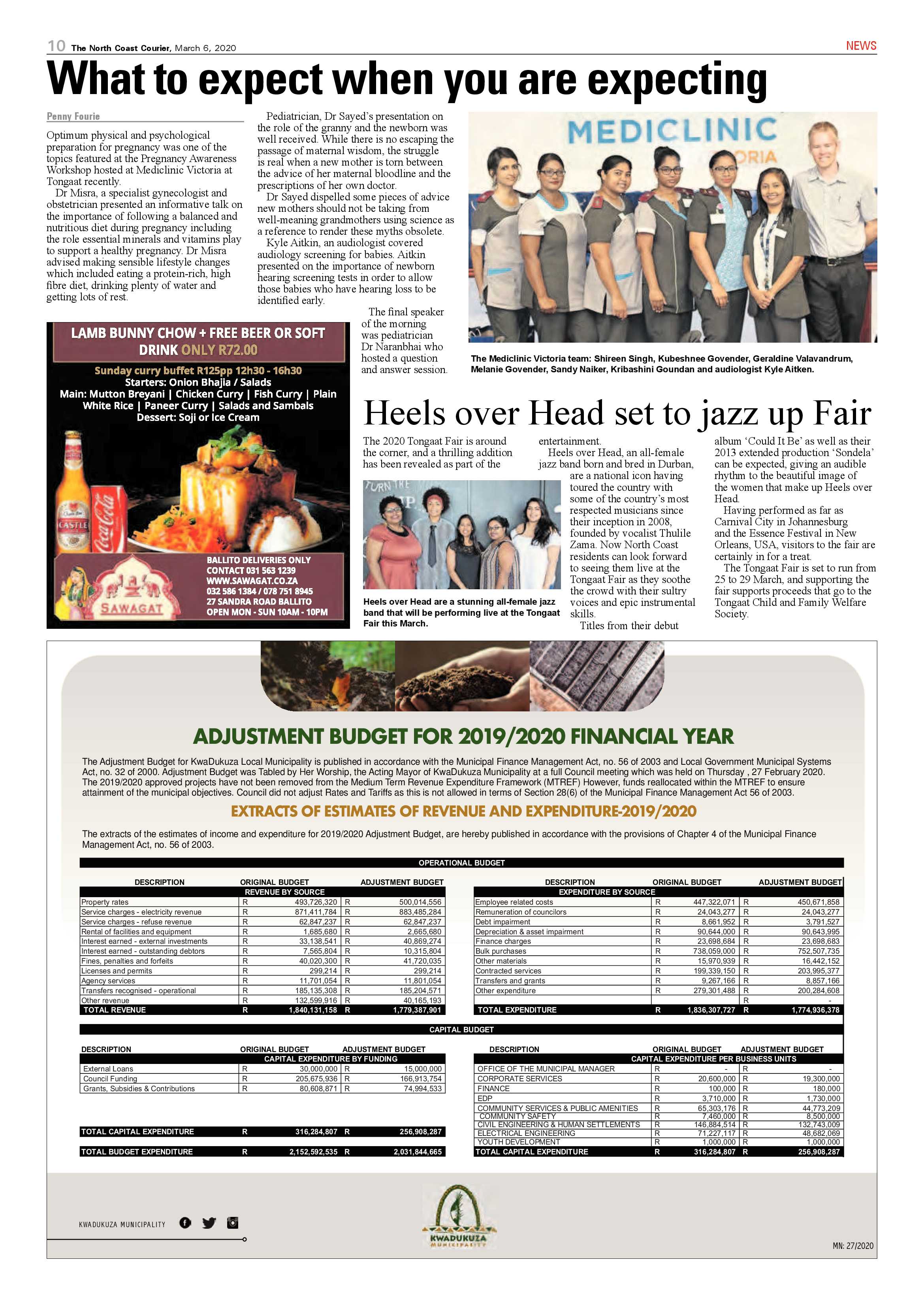 North Coast Courier 06 March 2020 page 10
