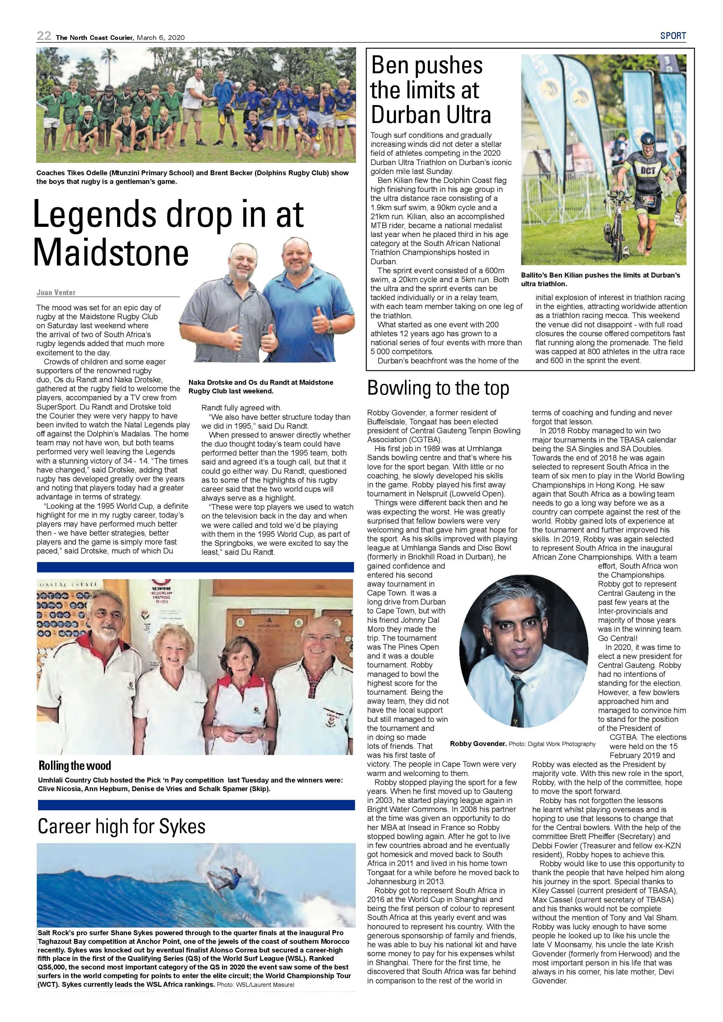 North Coast Courier 06 March 2020 page 22