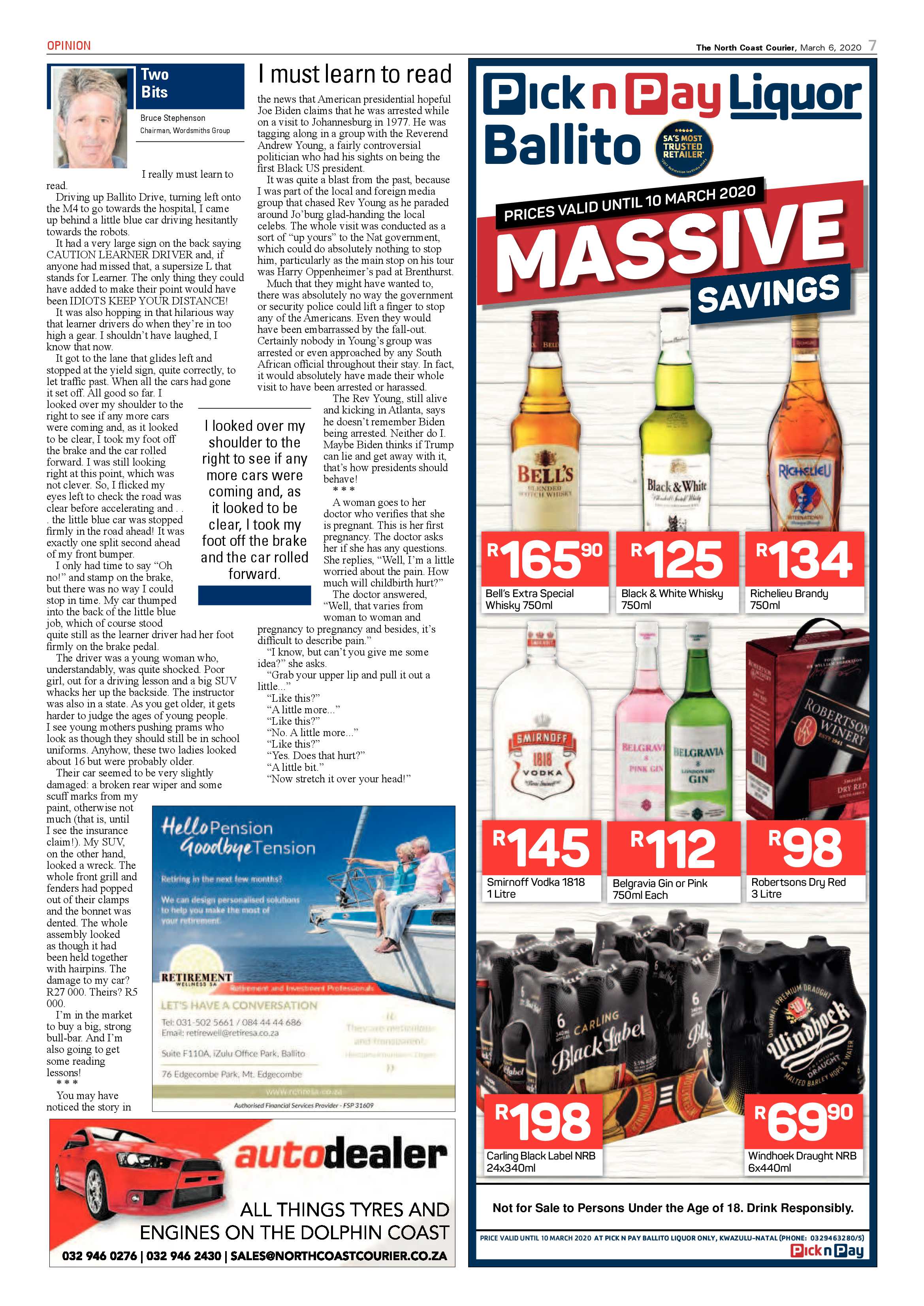 North Coast Courier 06 March 2020 page 7