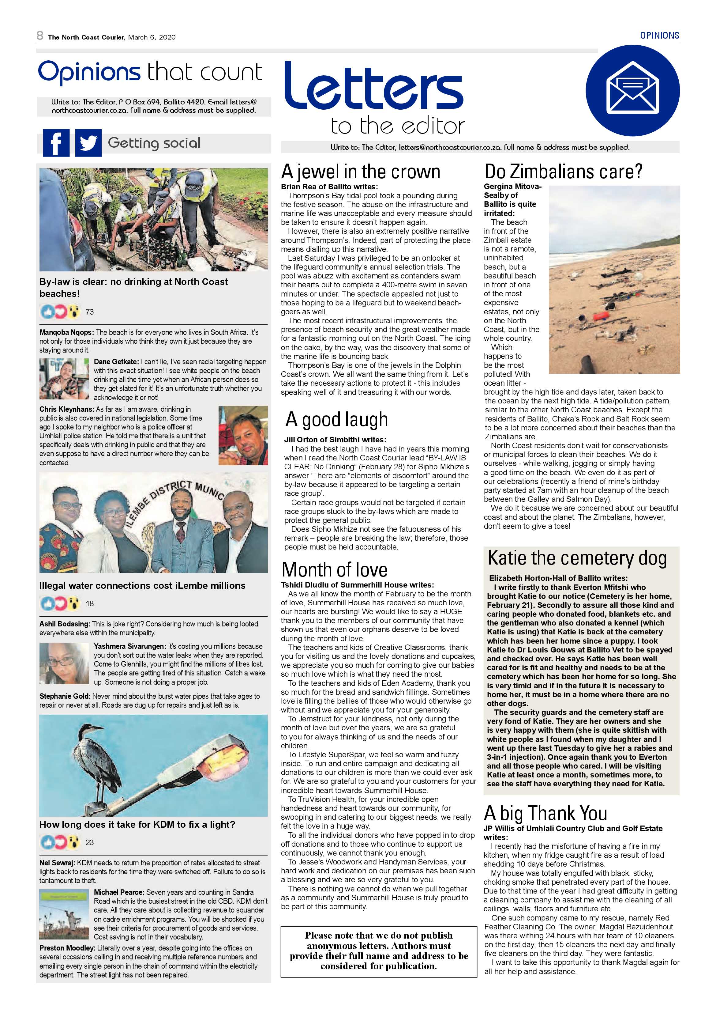 North Coast Courier 06 March 2020 page 8
