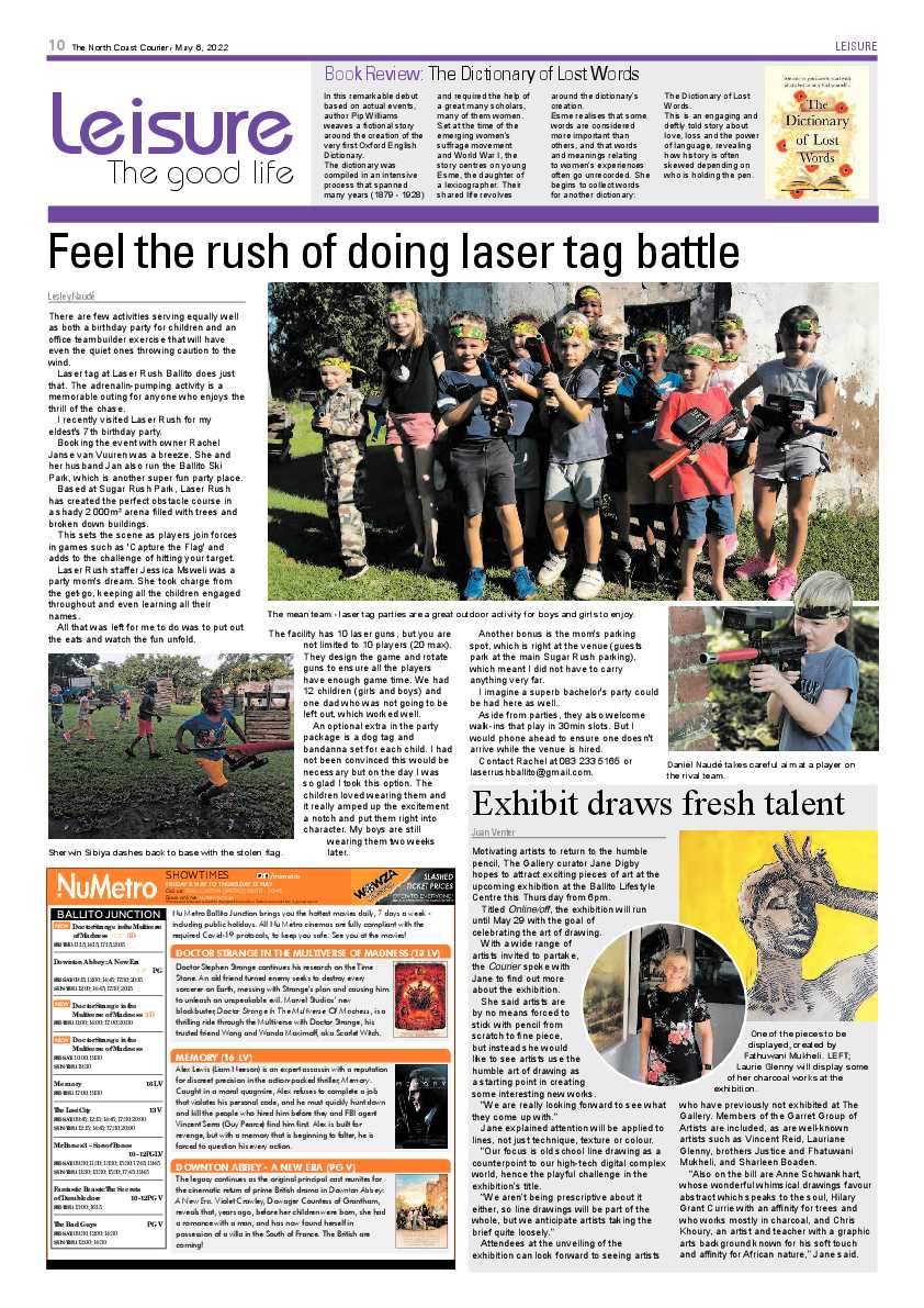 North Coast Courier 06 May 2022 page 10