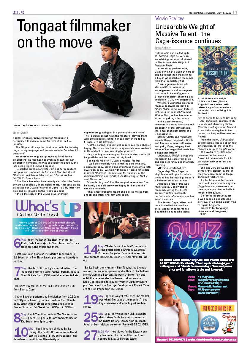 North Coast Courier 06 May 2022 page 11