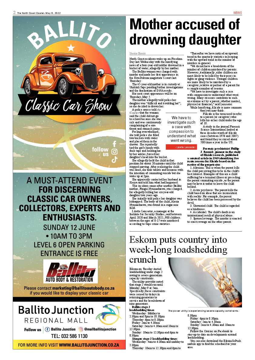 North Coast Courier 06 May 2022 page 2