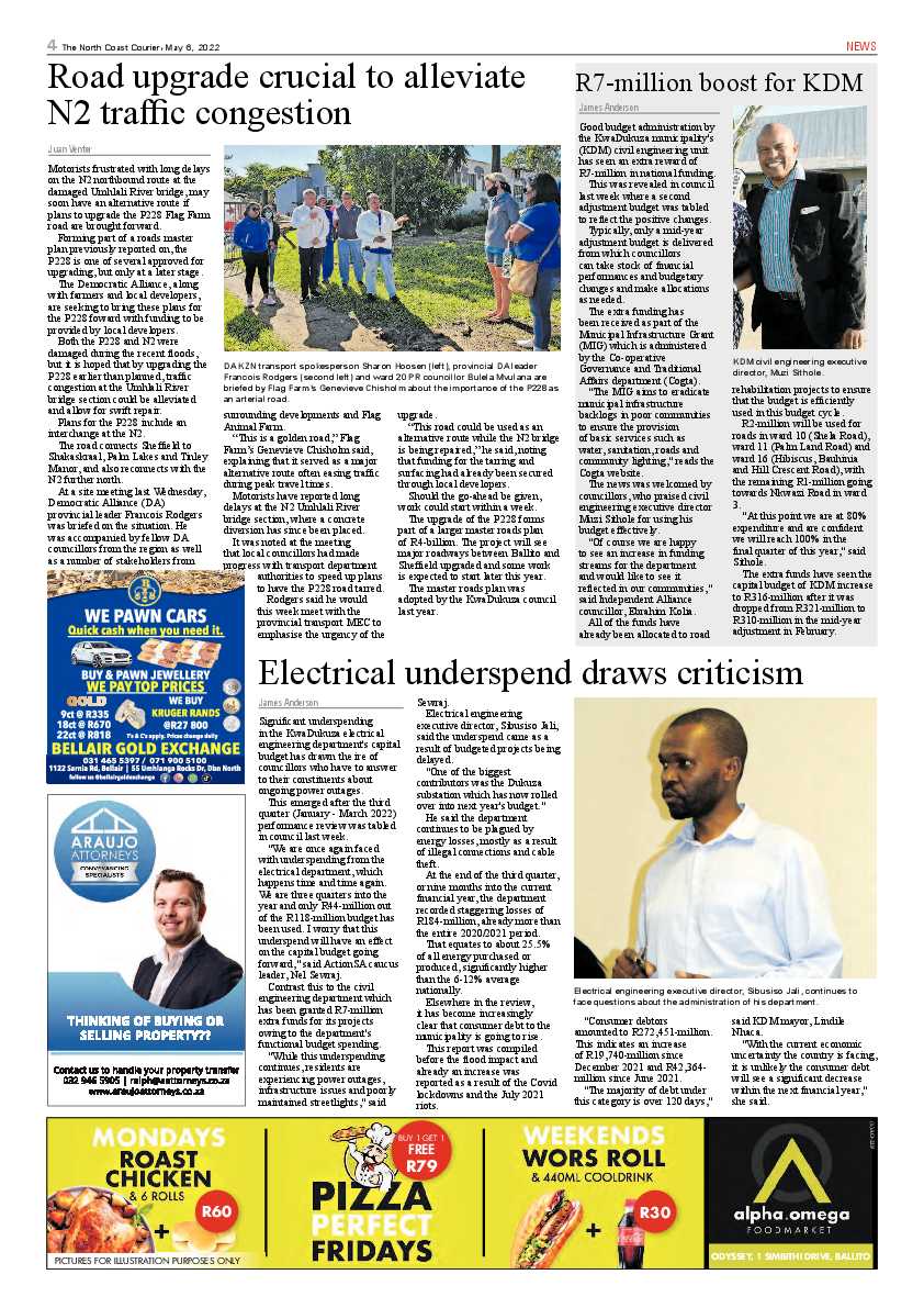 North Coast Courier 06 May 2022 page 4