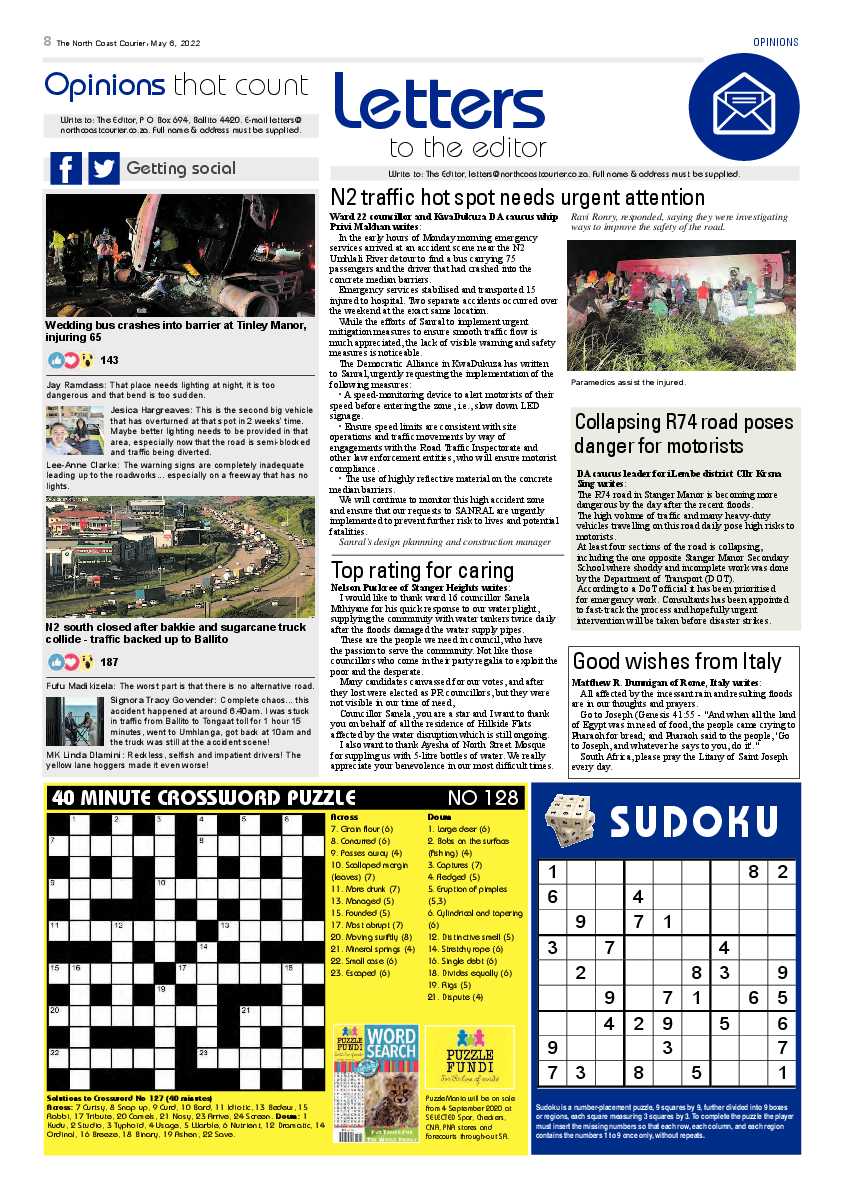 North Coast Courier 06 May 2022 page 8