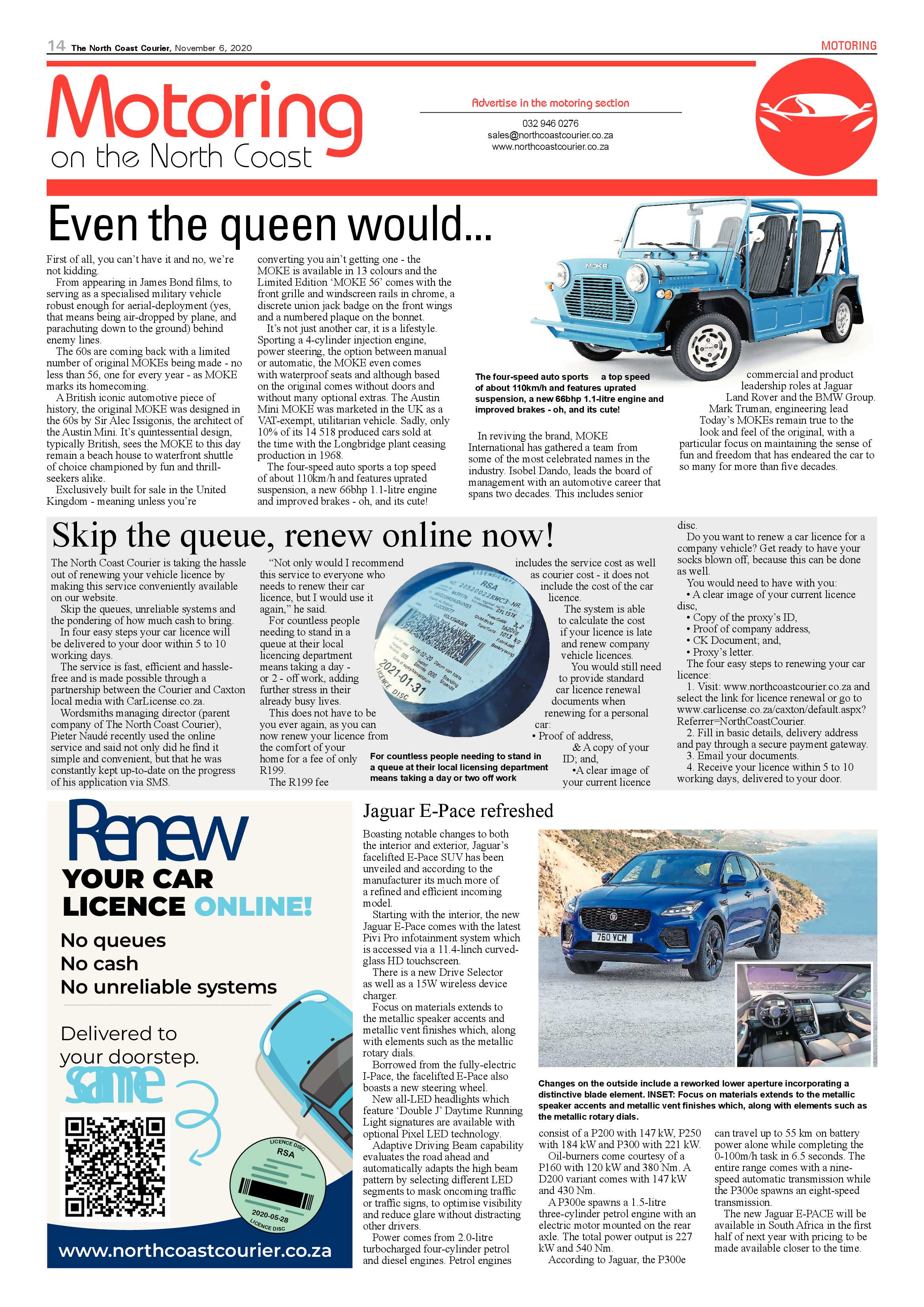 North Coast Courier 06 November 2020 page 14