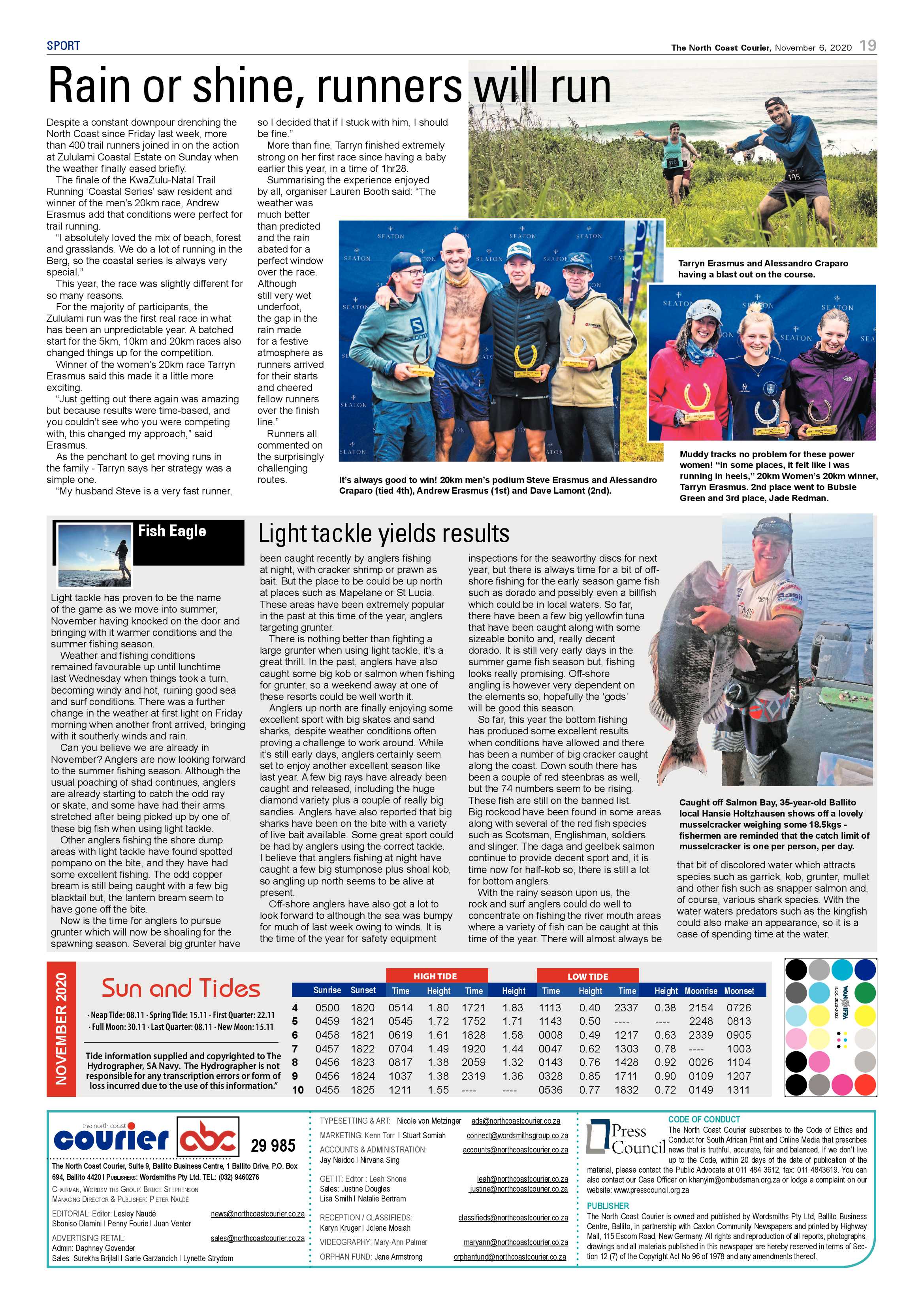 North Coast Courier 06 November 2020 page 19